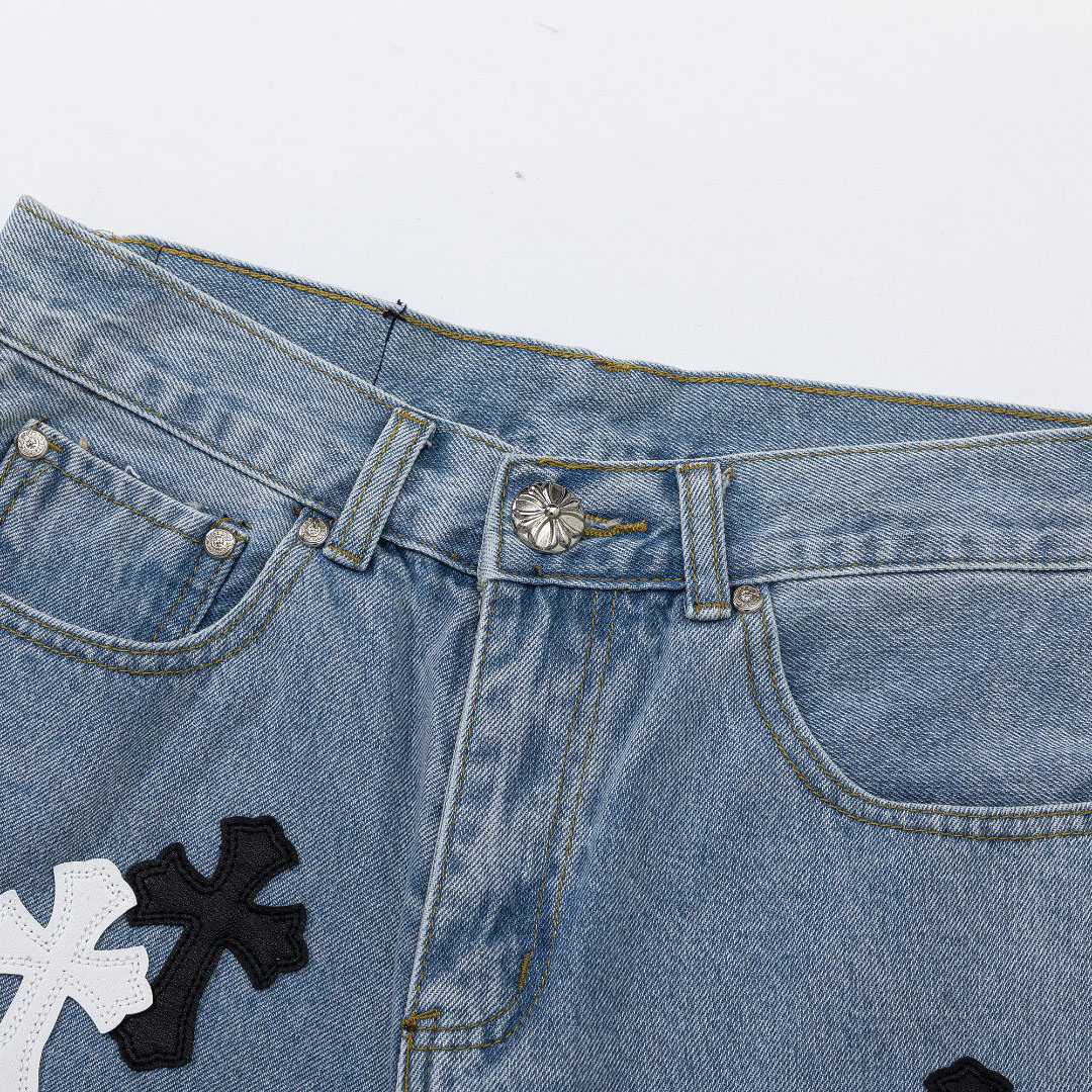 Chrome Hearts Denim Shorts - FashionPlug