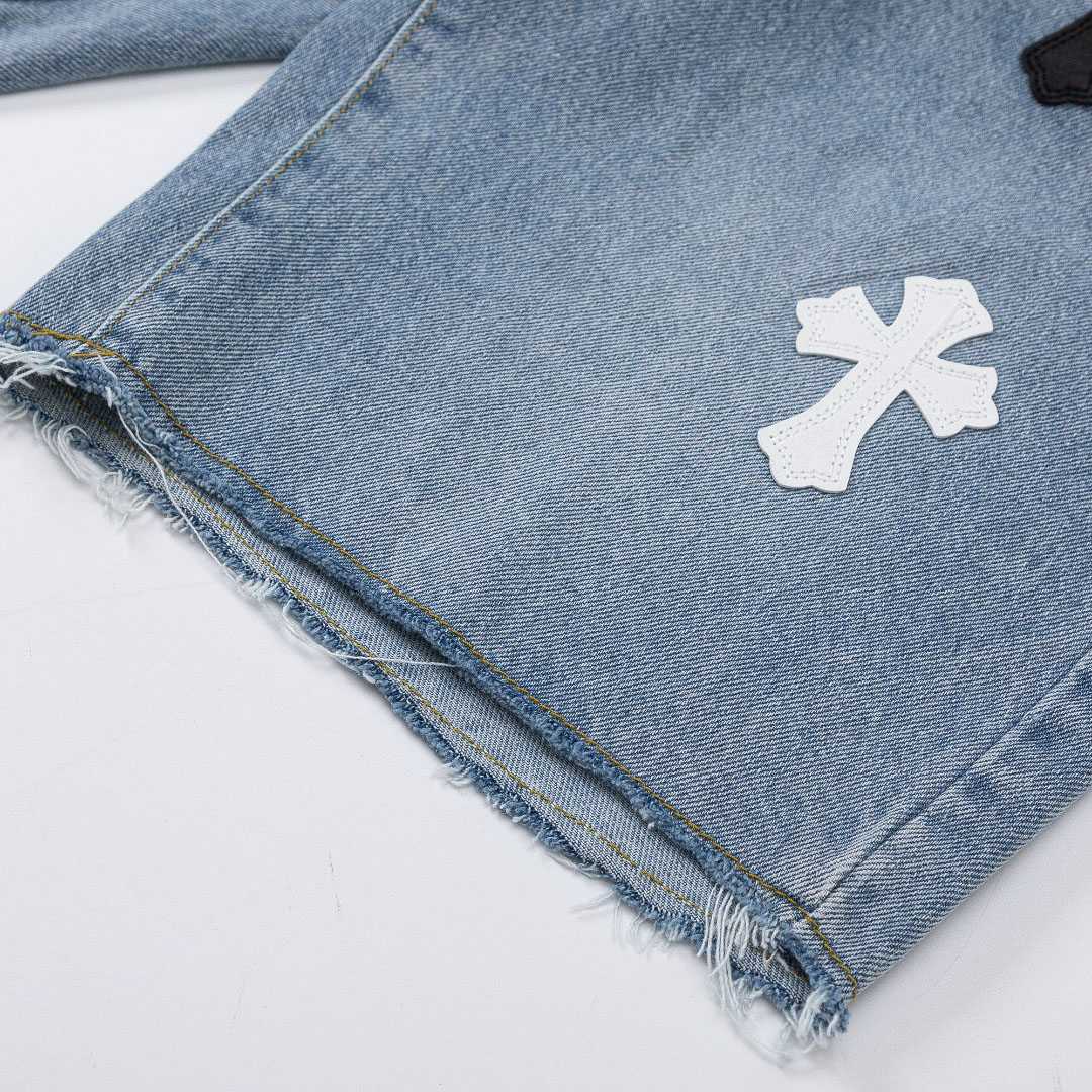 Chrome Hearts Denim Shorts - FashionPlug