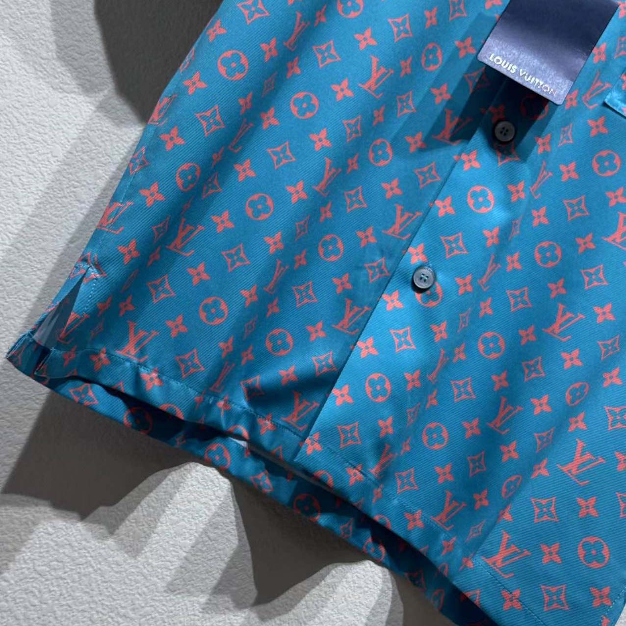Louis Vuitton Monogram Short-Sleeved Silk Shirt - FashionPlug