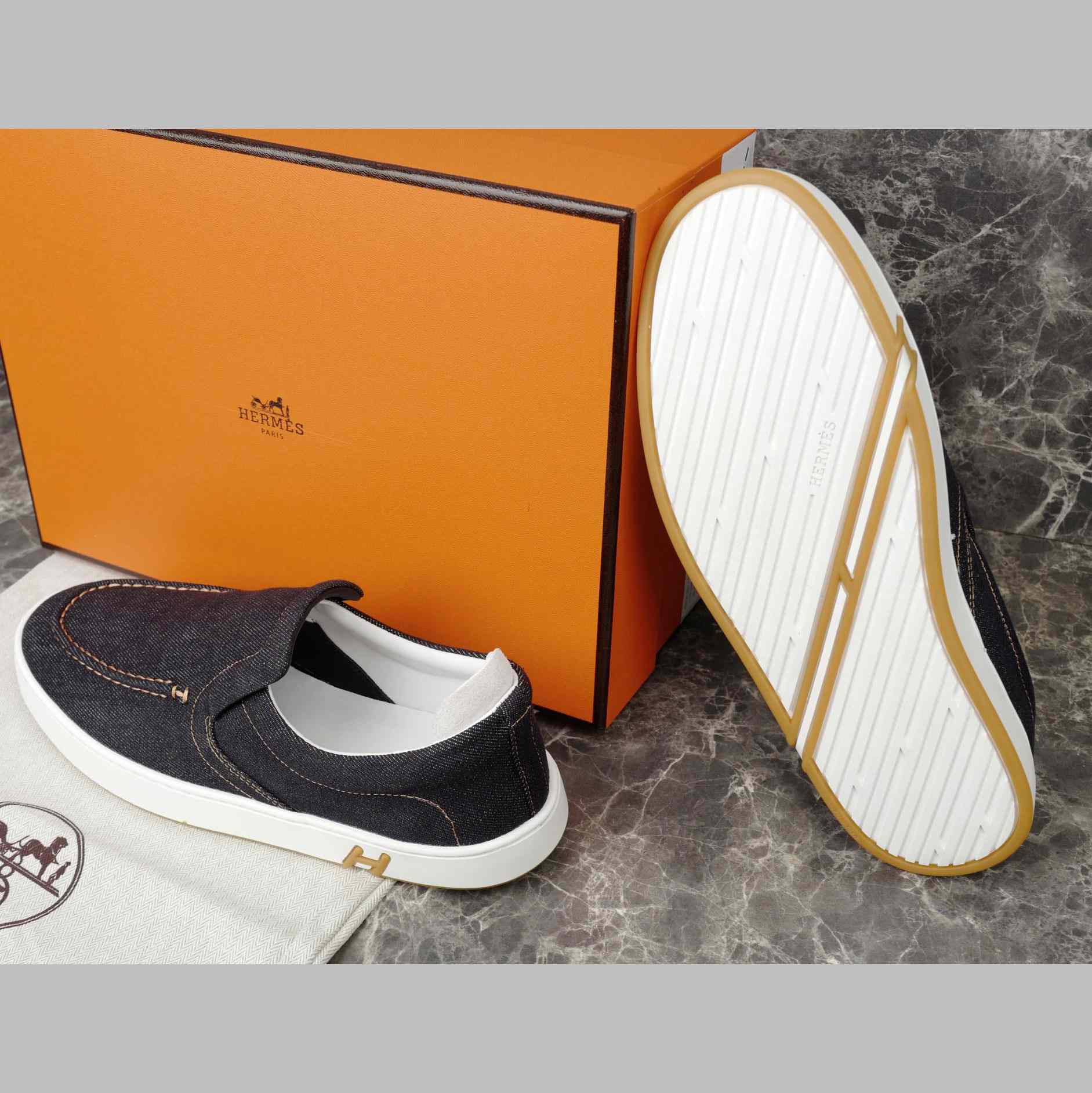 Hermes Kiddy Slip-on Sneaker - FashionPlug