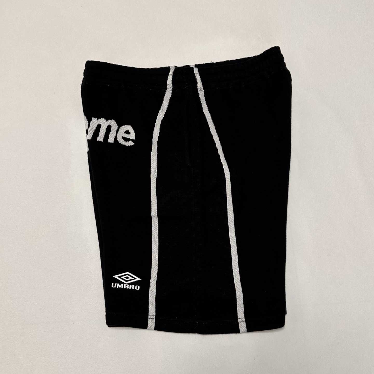 Supreme x Umbro Knit Soccer Short 'Black'  - FashionPlug