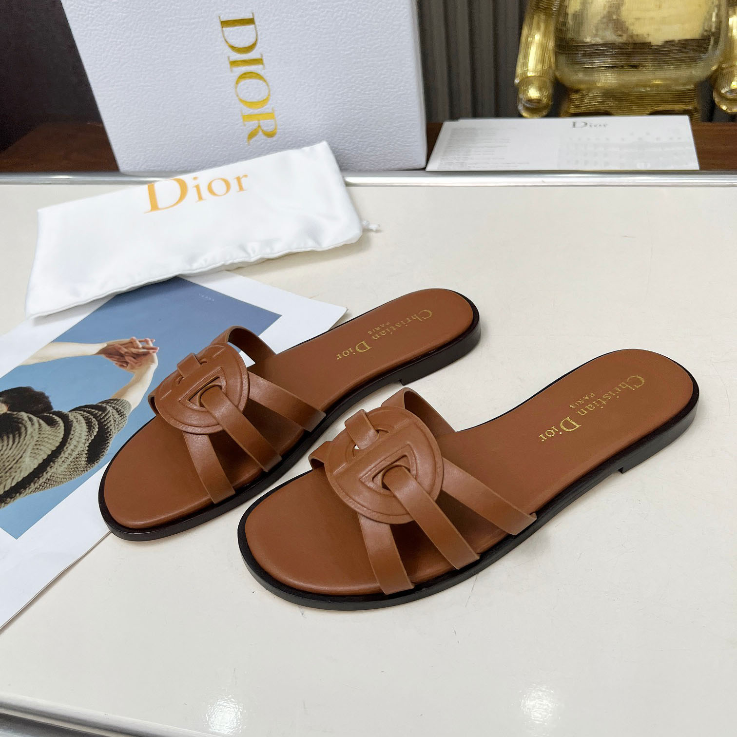 Dior D-Lane Slide - FashionPlug
