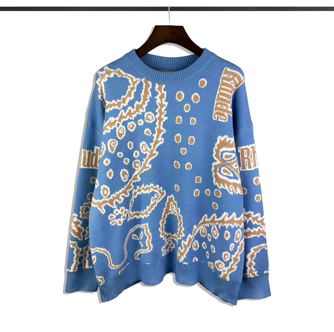 Rhude Bandana Knit Crewneck (50% Off Sale) - FashionPlug