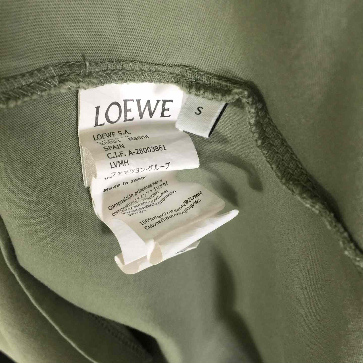 Loewe Relaxed fit T-shirt In Cotton - FashionPlug
