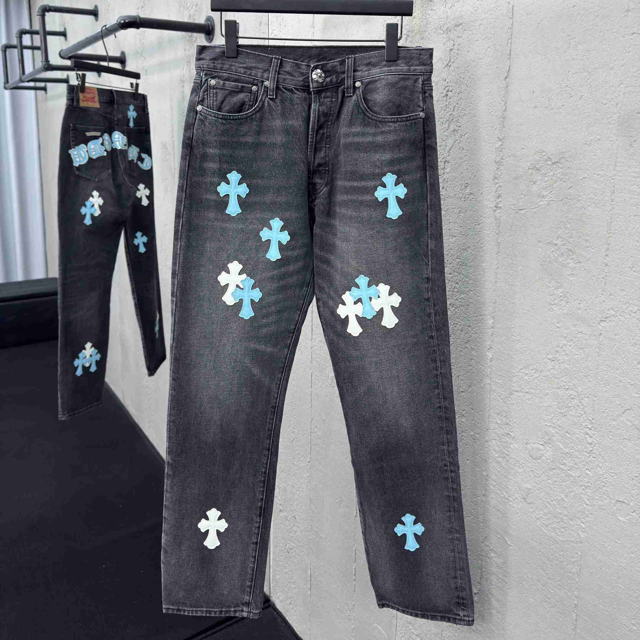 Chrome Hearts Jeans - FashionPlug