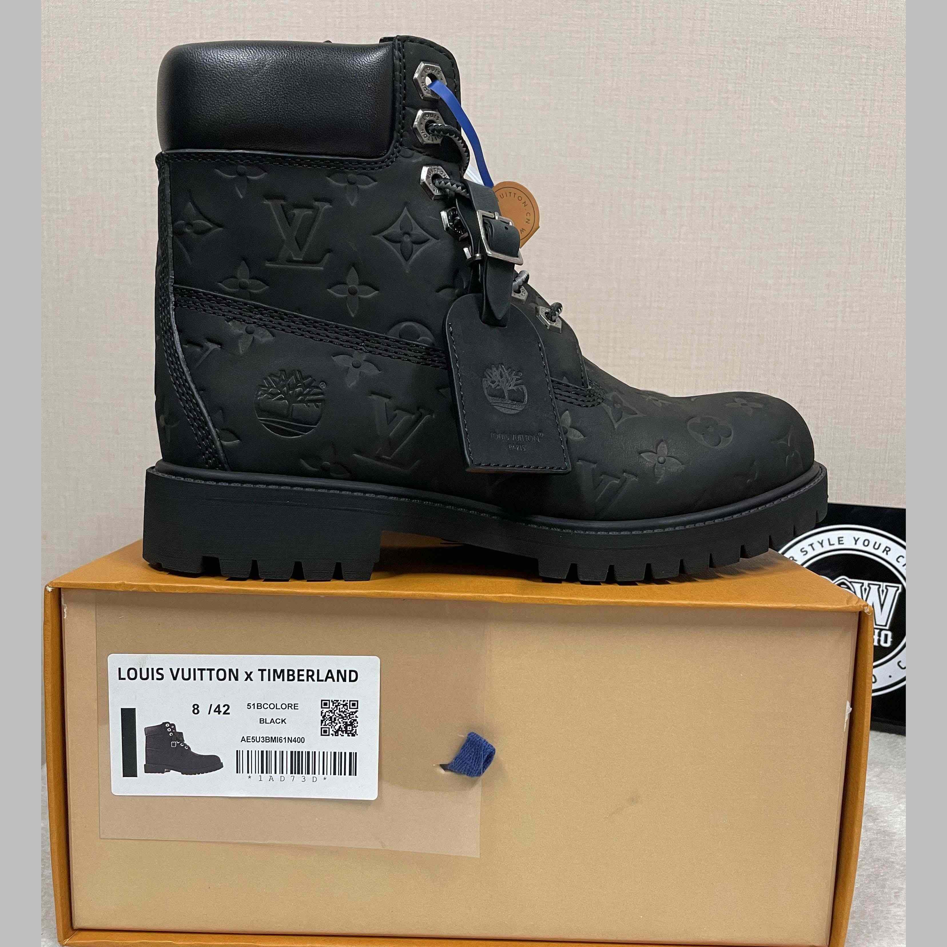 Louis Vuitton x Timberland Ankle Boot - FashionPlug