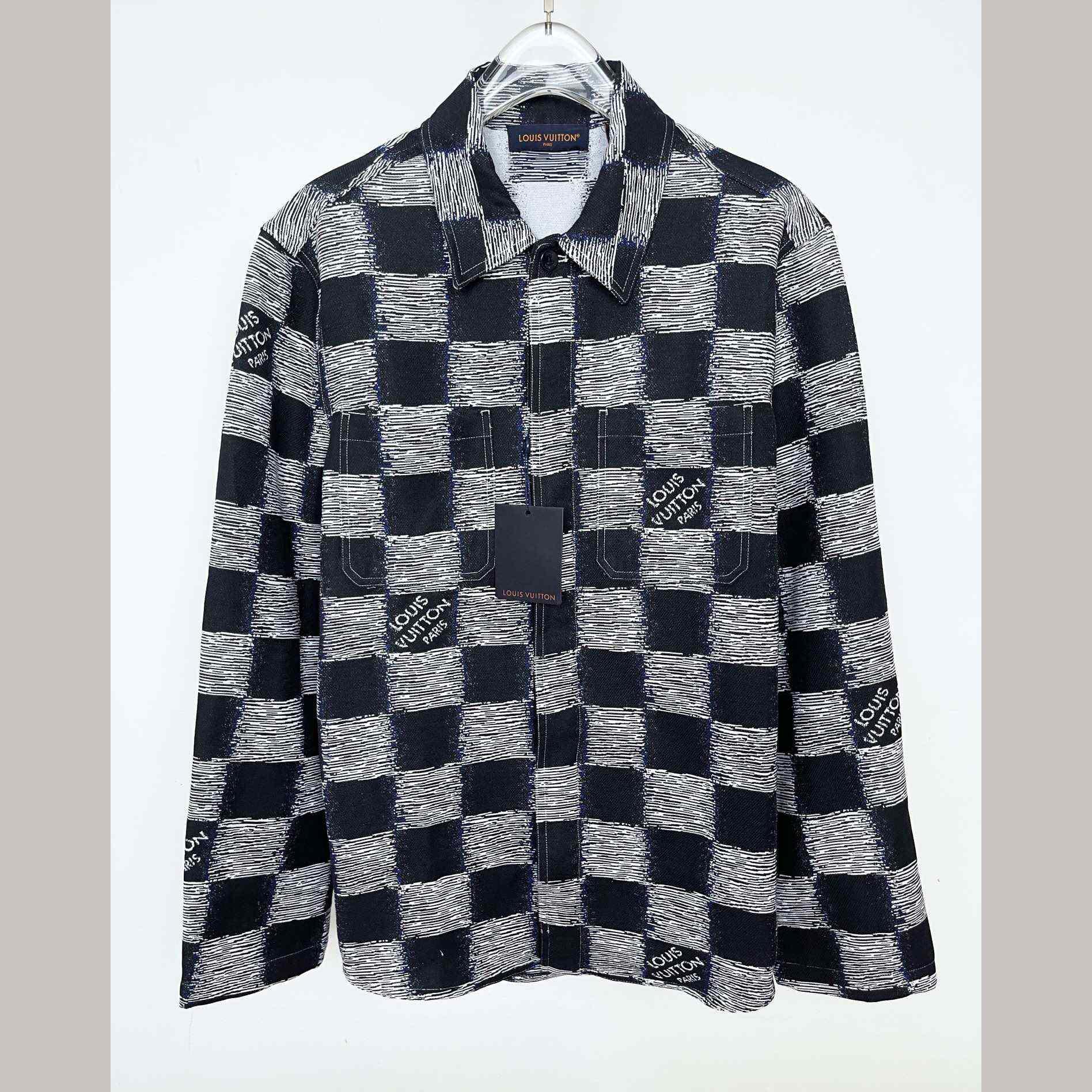 Louis Vuitton Damier Wool Overshirt yf1212 (50% Off Sale) - FashionPlug