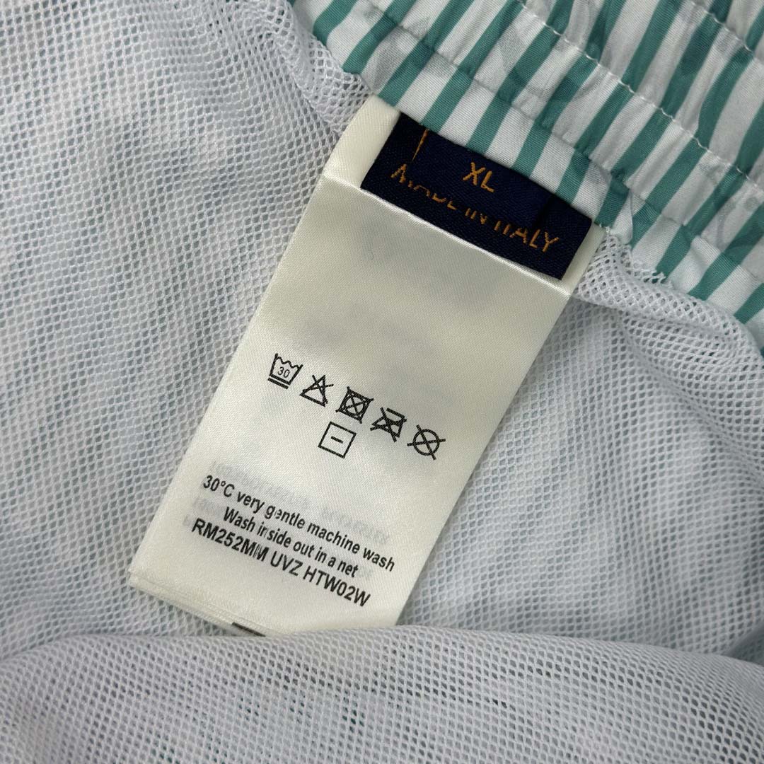 Louis Vuitton Monogram Striped Swim Shorts   1AHVZF-2 - FashionPlug
