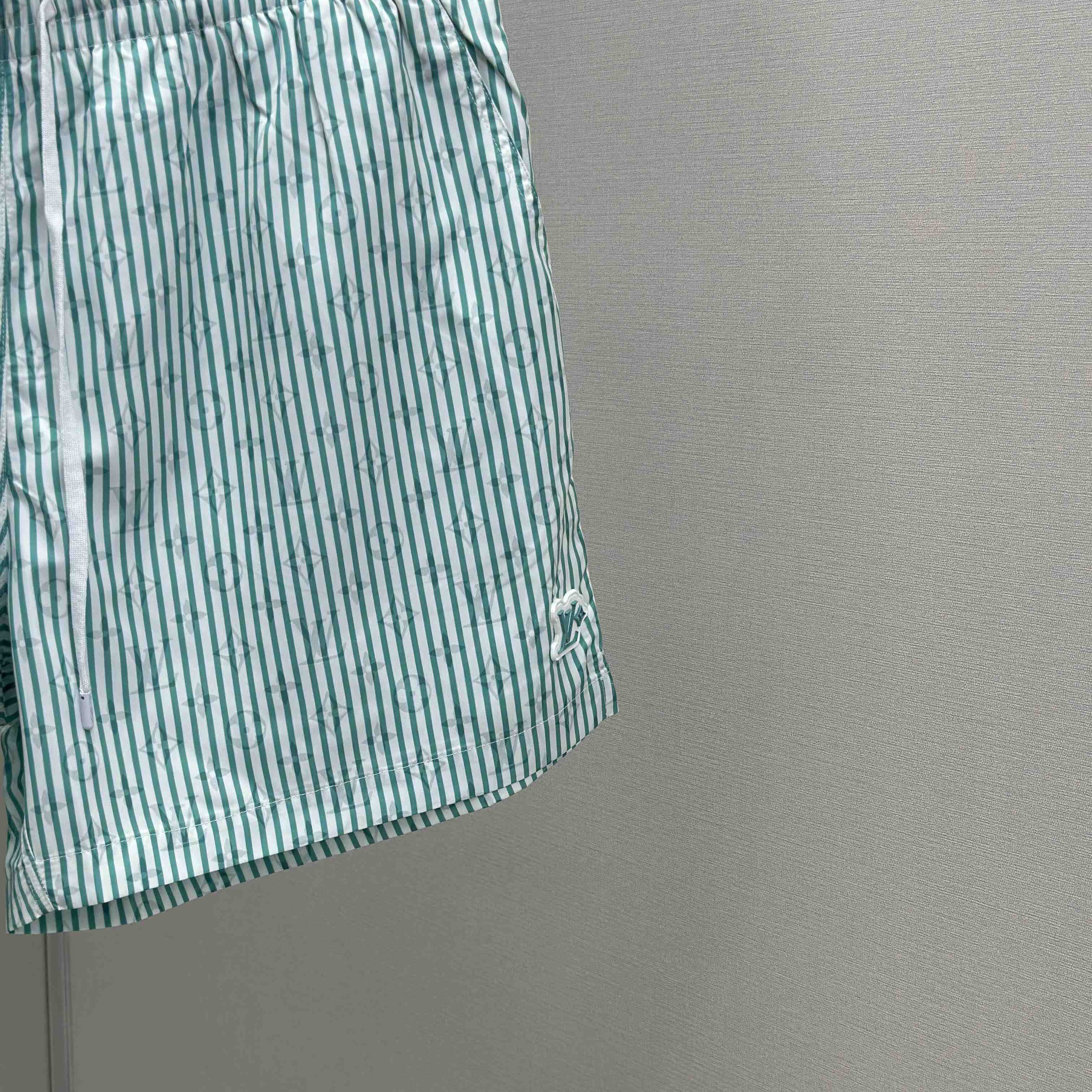Louis Vuitton Monogram Striped Swim Shorts   1AHVZF-2 - FashionPlug