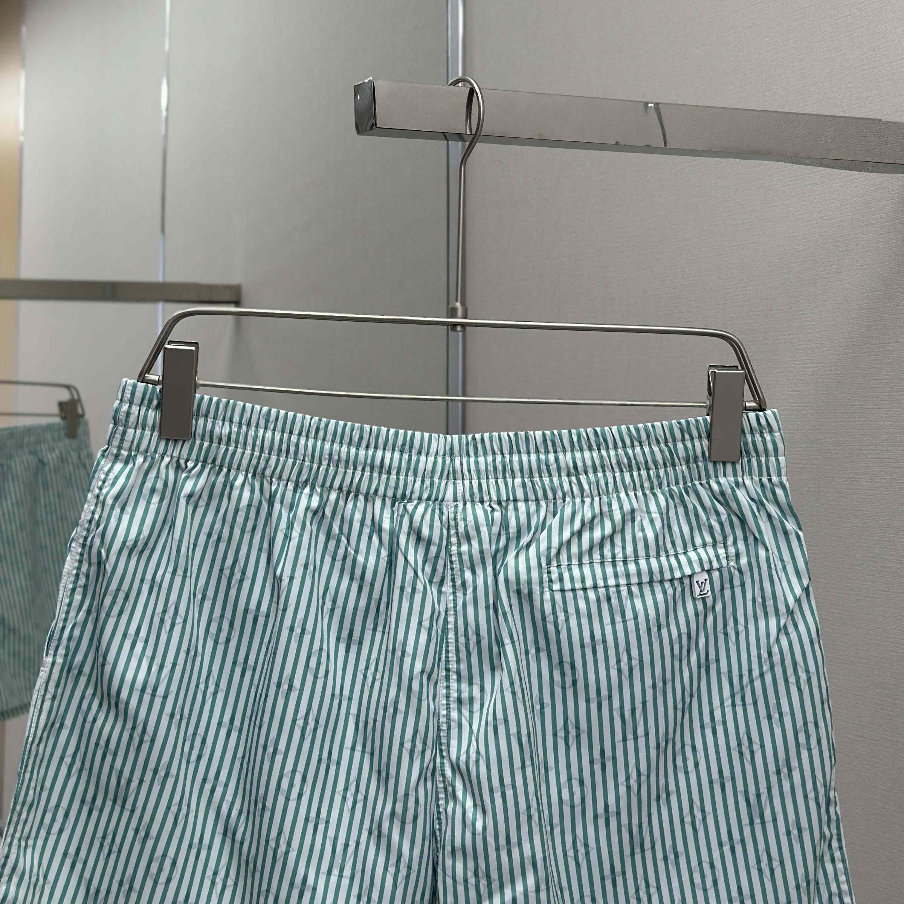 Louis Vuitton Monogram Striped Swim Shorts   1AHVZF-2 - FashionPlug