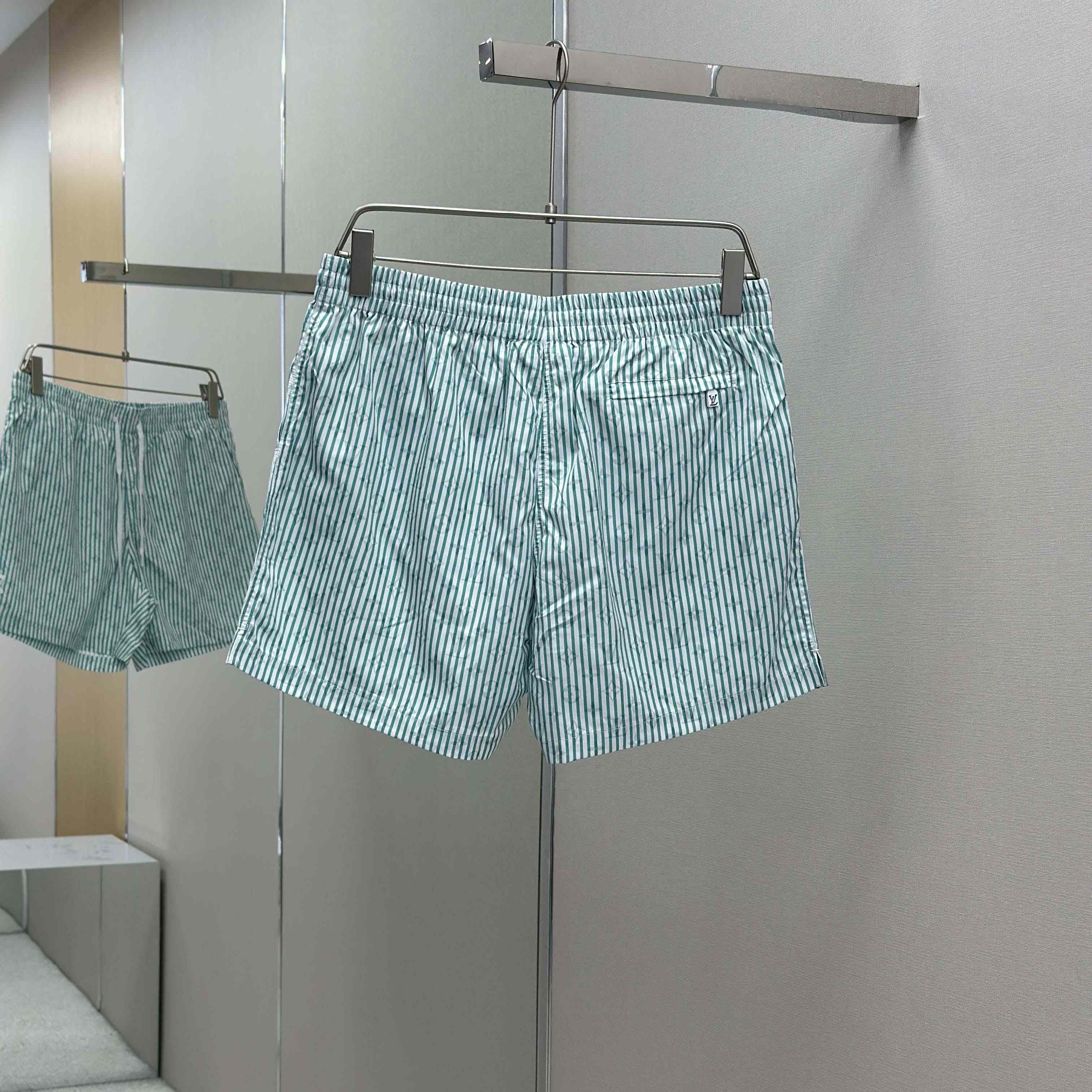 Louis Vuitton Monogram Striped Swim Shorts   1AHVZF-2 - FashionPlug