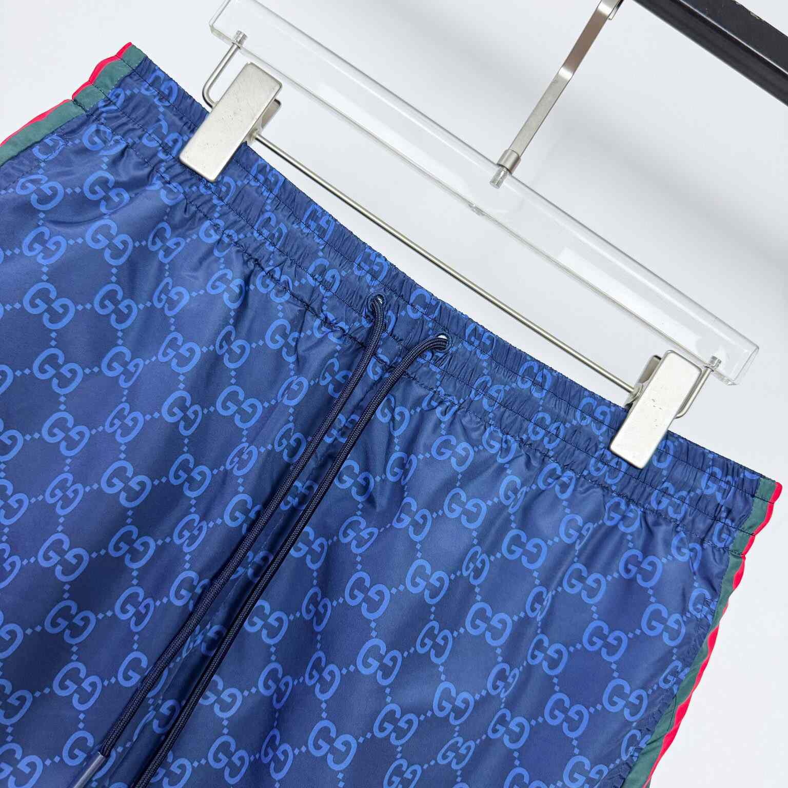 Gucci Printed Poplin Tech Swim Shorts - FashionPlug