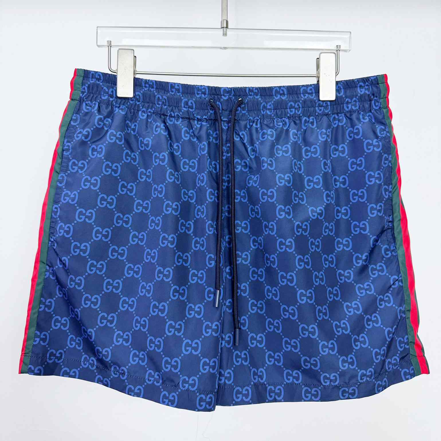 Gucci Printed Poplin Tech Swim Shorts - FashionPlug