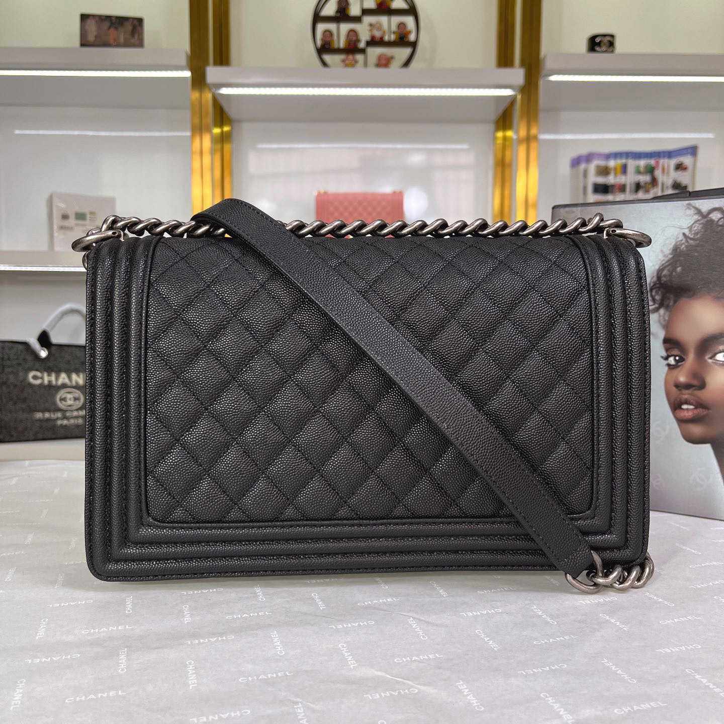 Chanel Boy Handbag  17.5×28×7.5cm   (50% Off Sale)  pb143 - FashionPlug