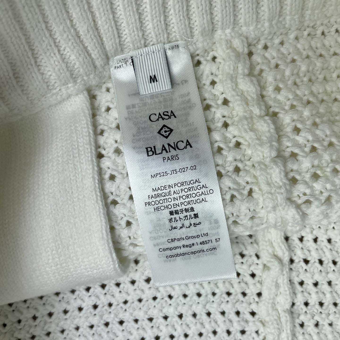 Casablanca Wavy Knit Cotton Shorts     Z6010 - FashionPlug