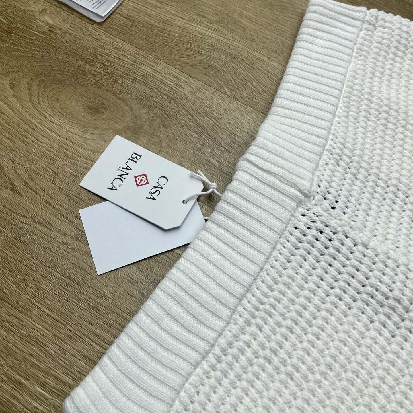 Casablanca Wavy Knit Cotton Shorts     Z6010 - FashionPlug
