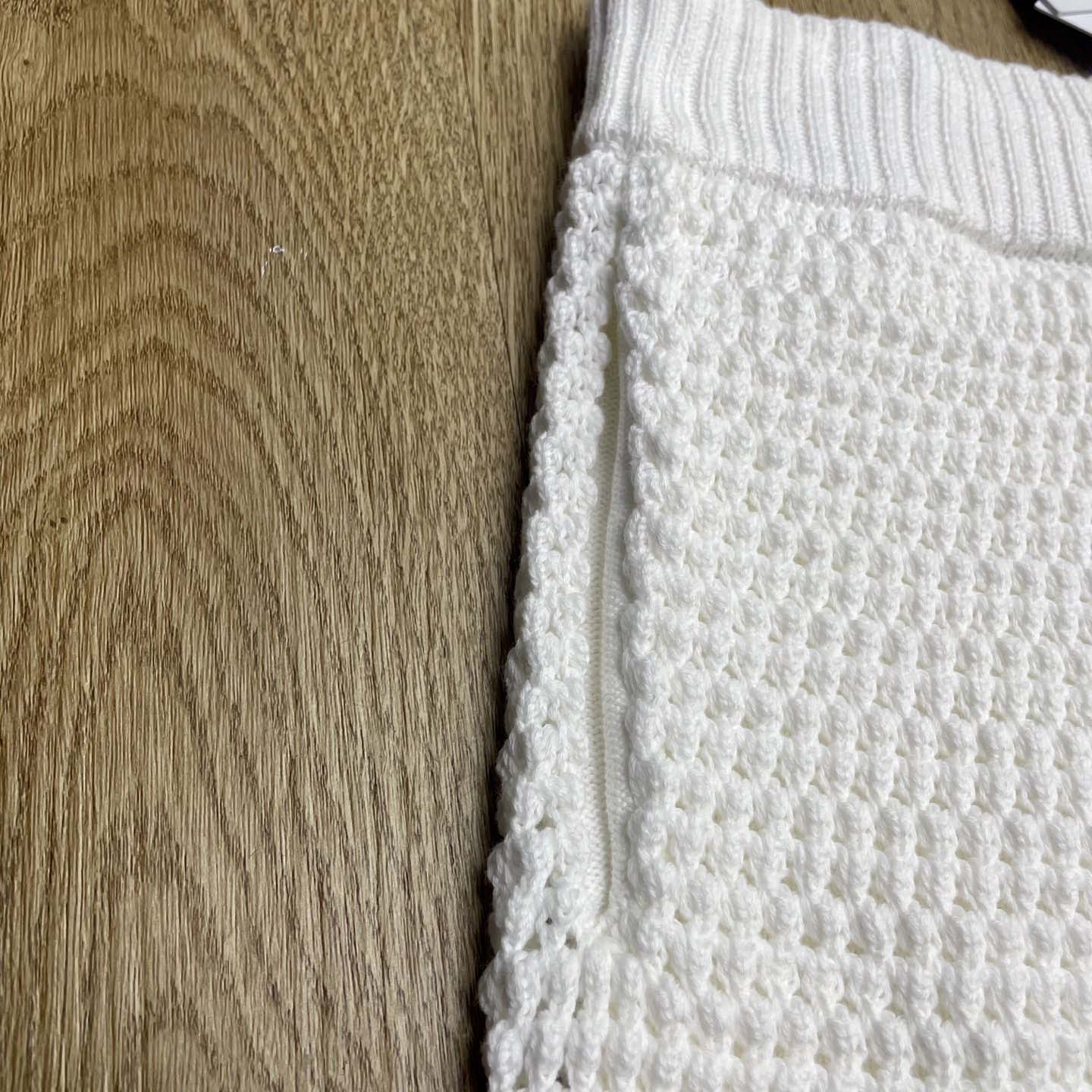 Casablanca Wavy Knit Cotton Shorts     Z6010 - FashionPlug