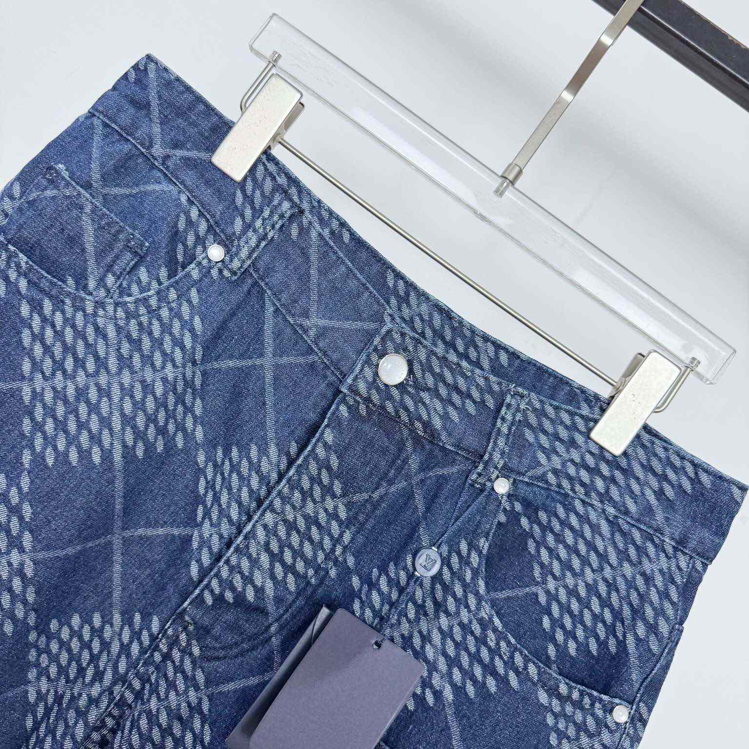 Louis Vuitton Denim Carpenter Shorts    1AGIWB - FashionPlug
