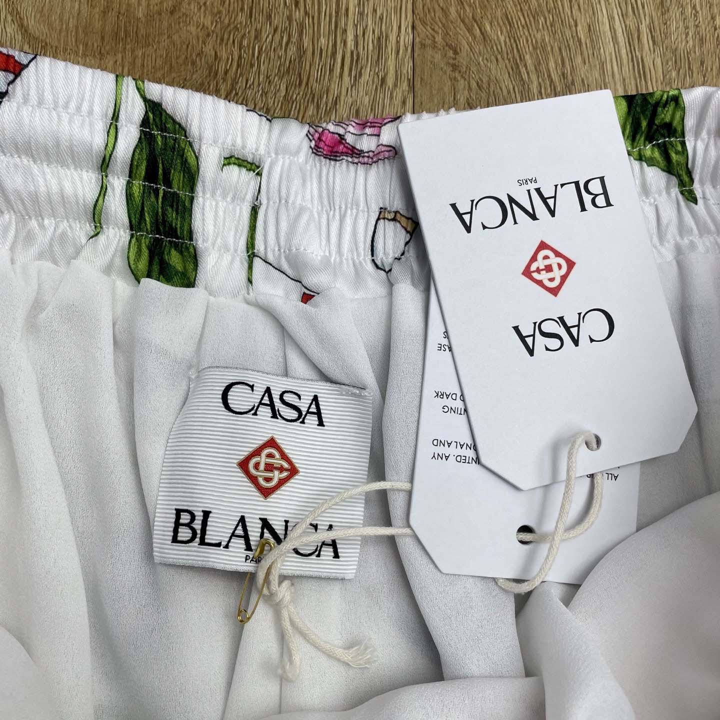 Casablanca Drawstring Shorts   CA3532 - FashionPlug