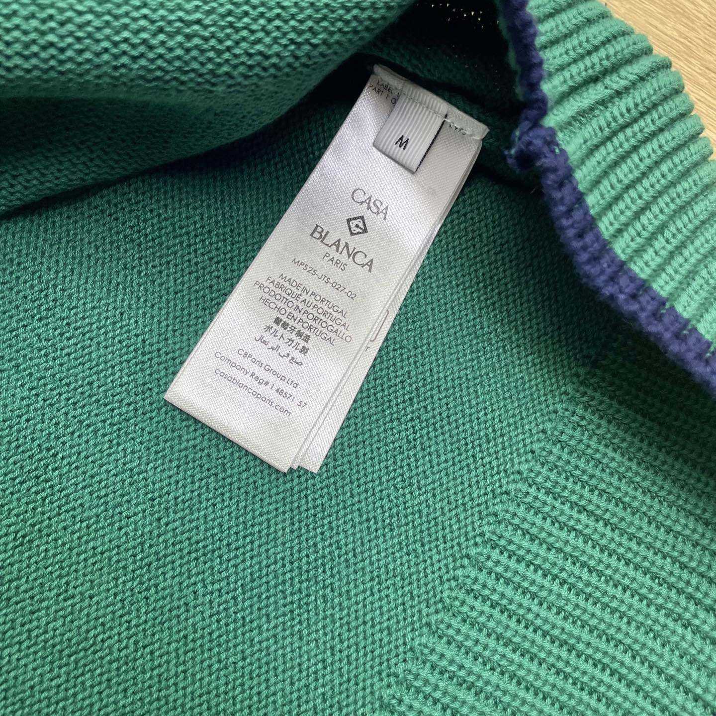 Casablanca Colourblock Polo Shirt    D0088 - FashionPlug