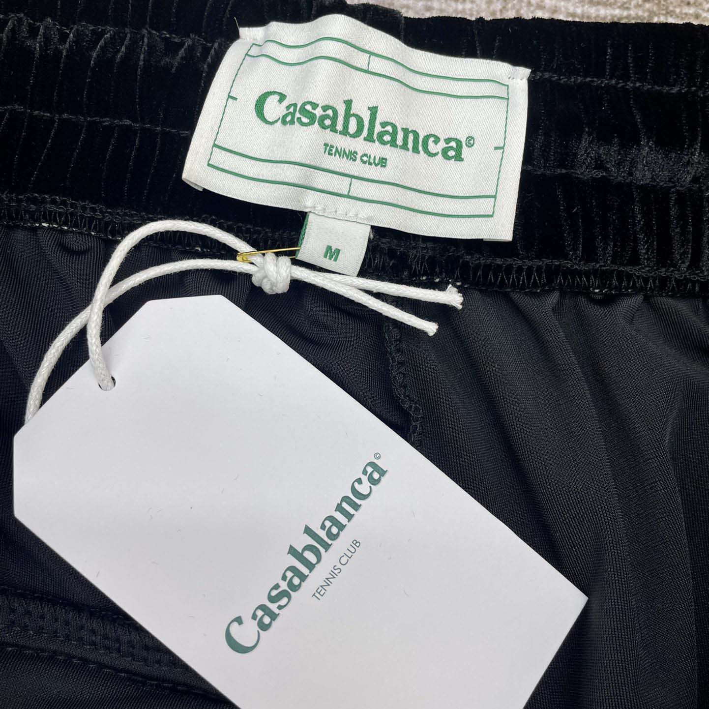 Casablanca Velour Laurel Shorts   c937 - FashionPlug