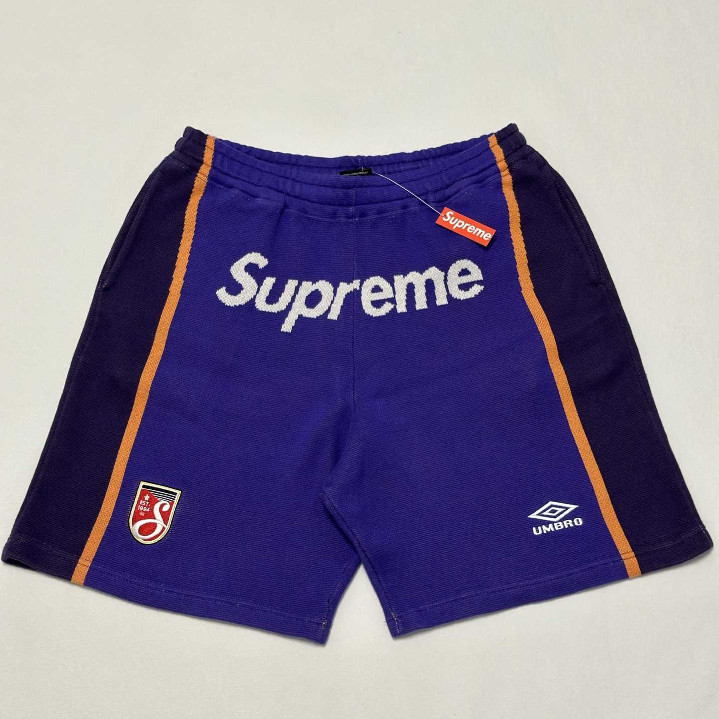 Supreme x Umbro Knit Soccer Short 'purple'  - FashionPlug