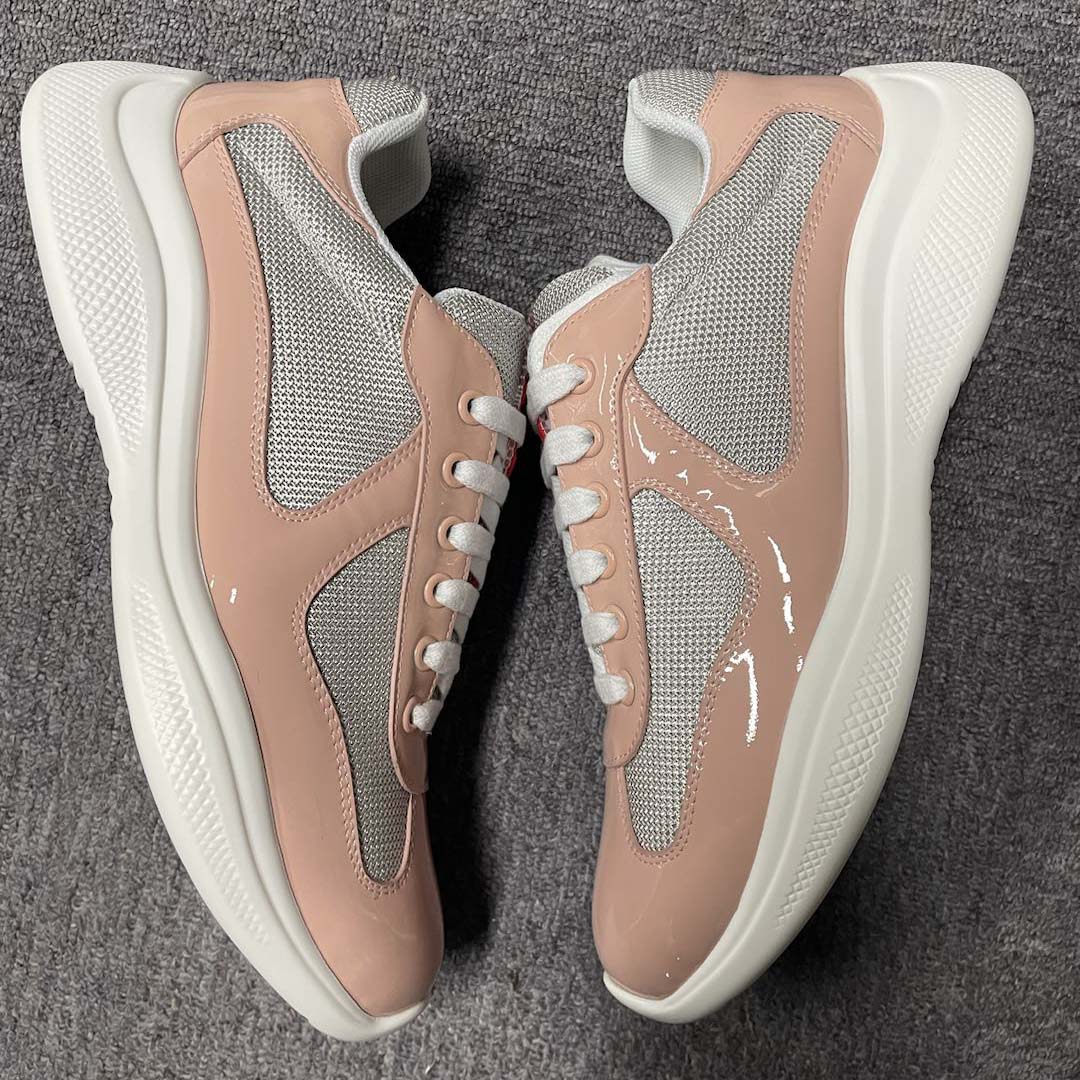 Prada America's Cup Biker Fabric Sneakers - FashionPlug
