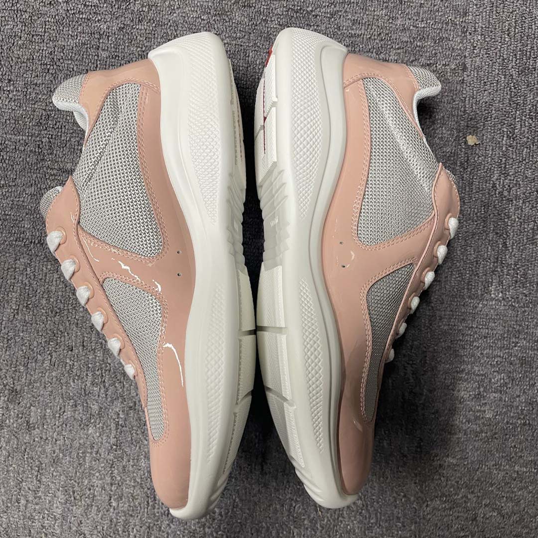 Prada America's Cup Biker Fabric Sneakers - FashionPlug