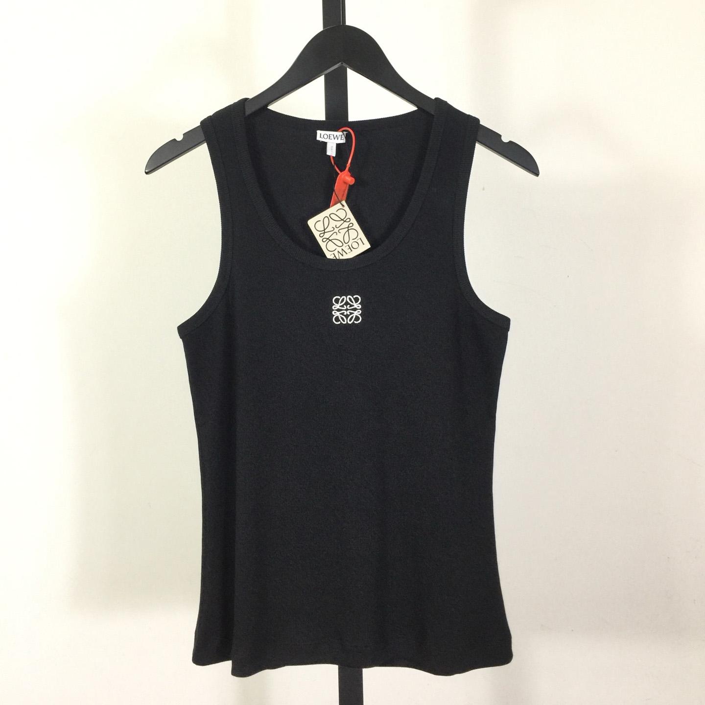Loewe Anagram Tank Top In Cotton - FashionPlug