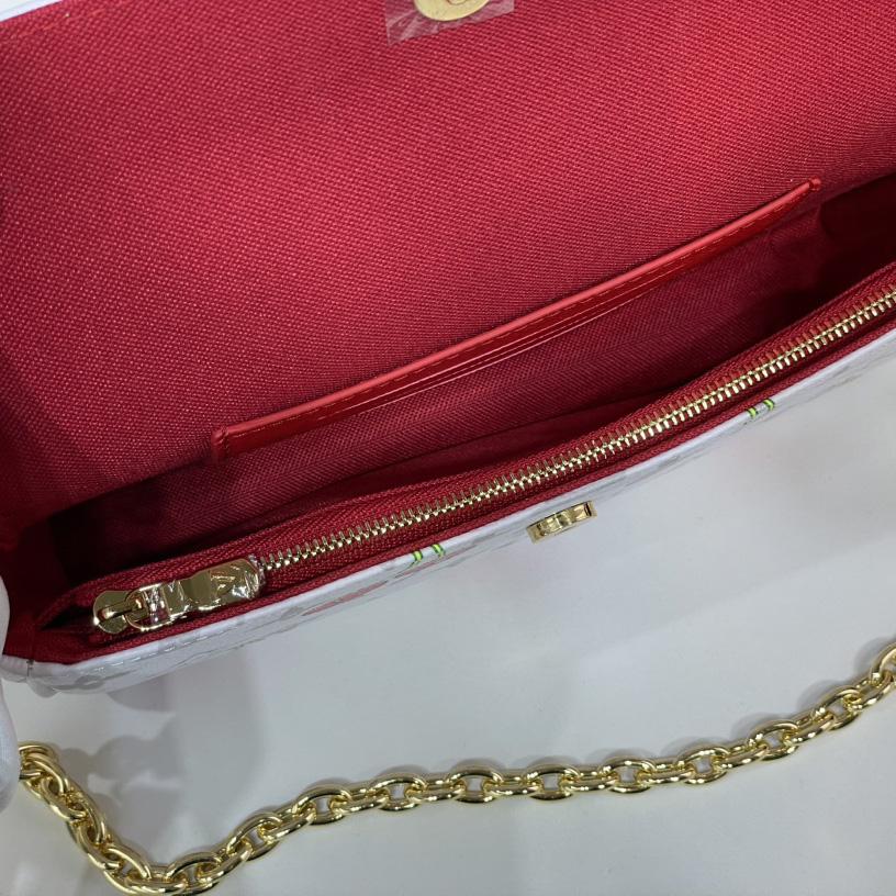 Louis Vuitton LV x TM Wallet On Chain Ivy   M14239 - FashionPlug
