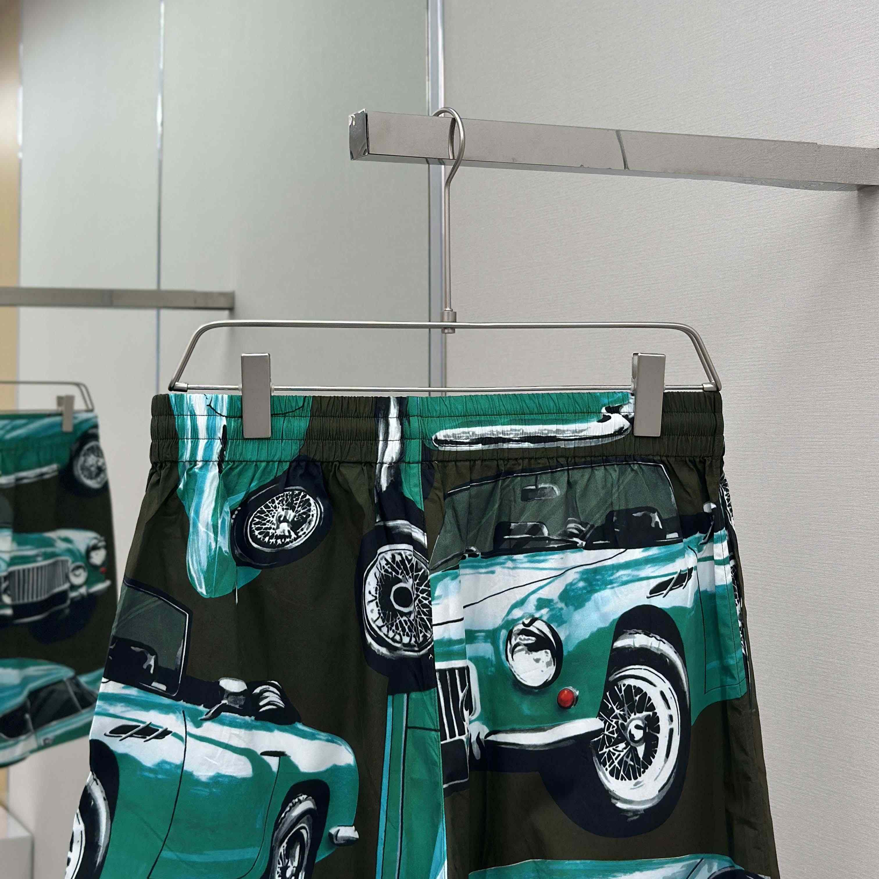 Burberry Car Cotton Poplin Shorts - FashionPlug