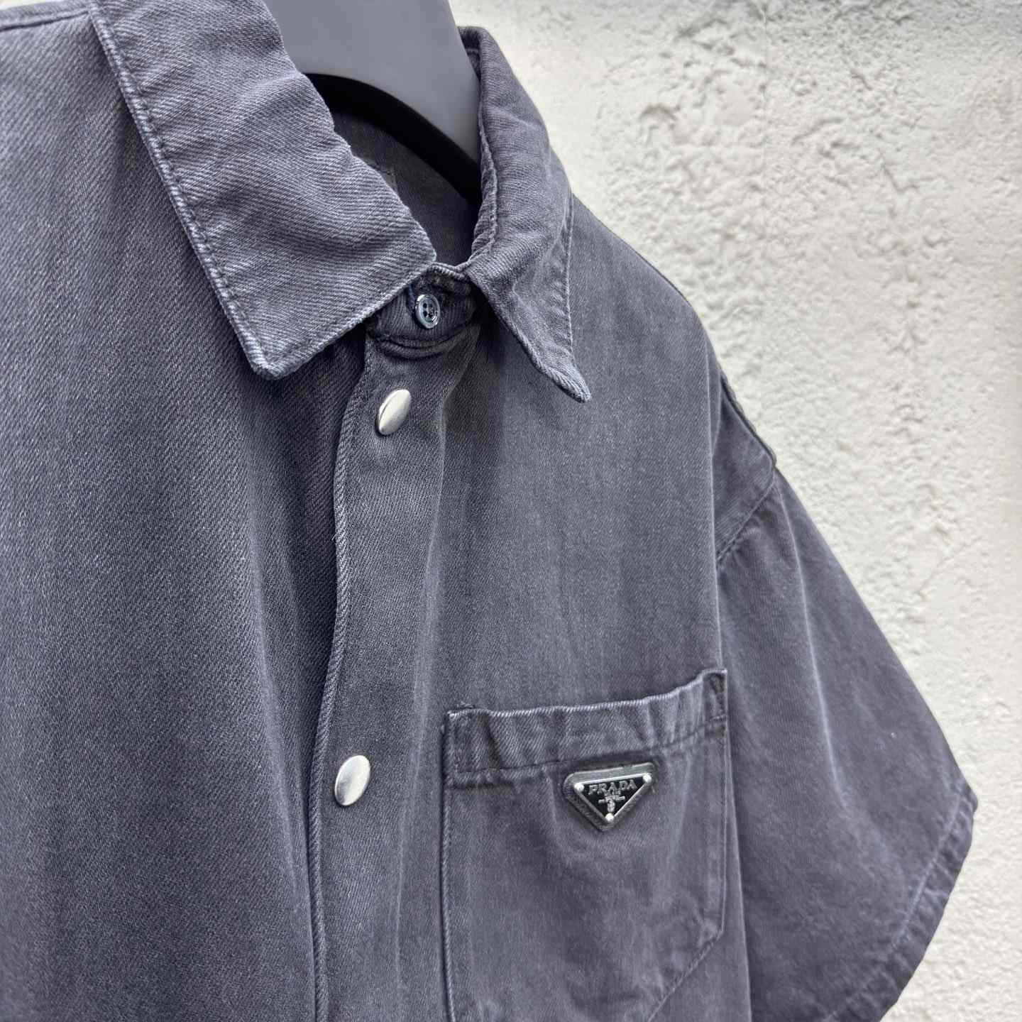 Prada Denim Shirt - FashionPlug