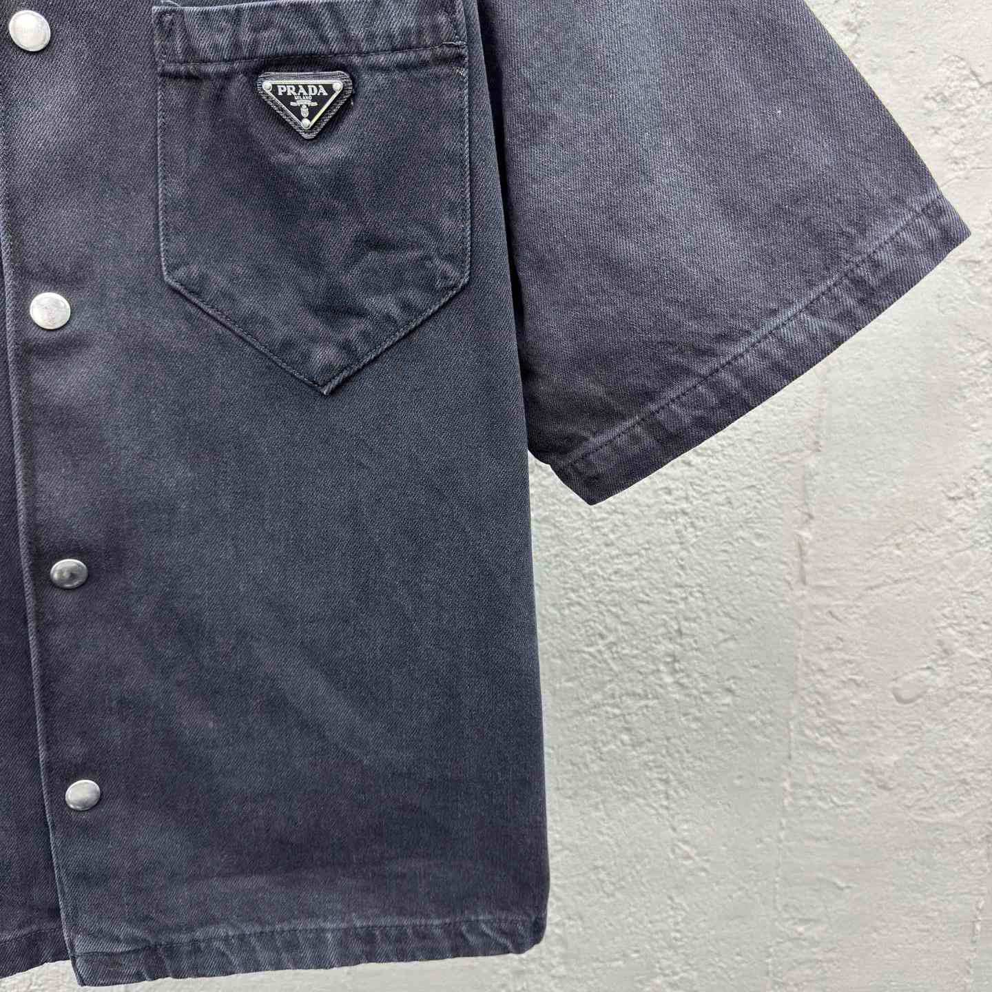 Prada Denim Shirt - FashionPlug