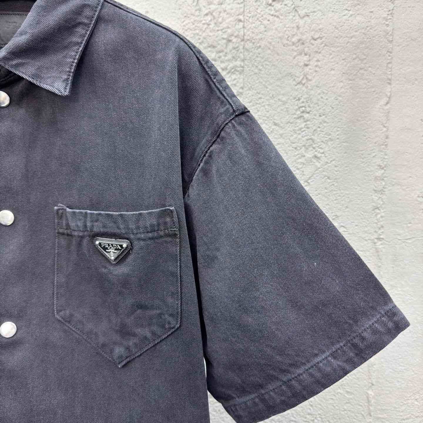 Prada Denim Shirt - FashionPlug