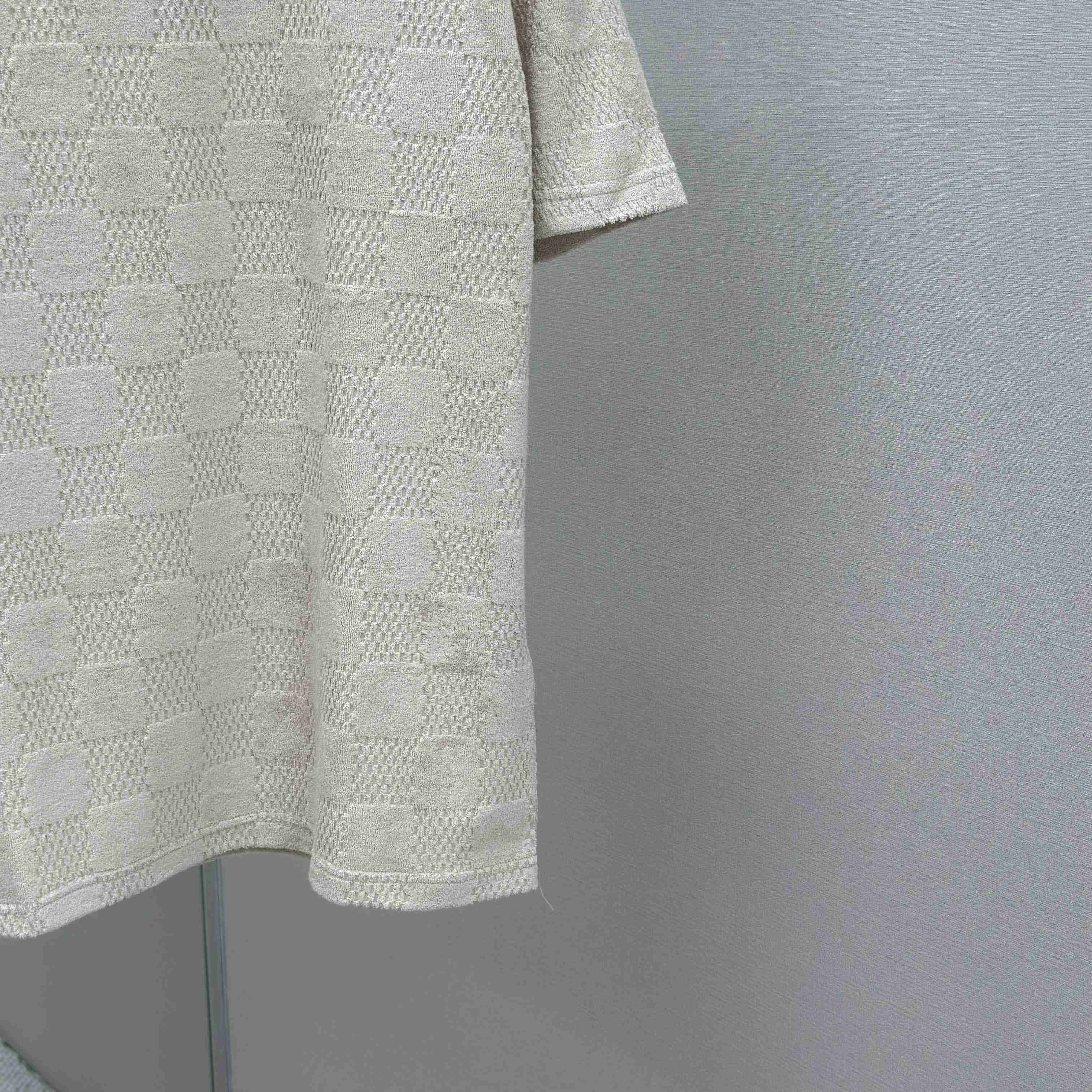 Louis Vuitton Damier French Terry T-Shirt   1AHUVC - FashionPlug