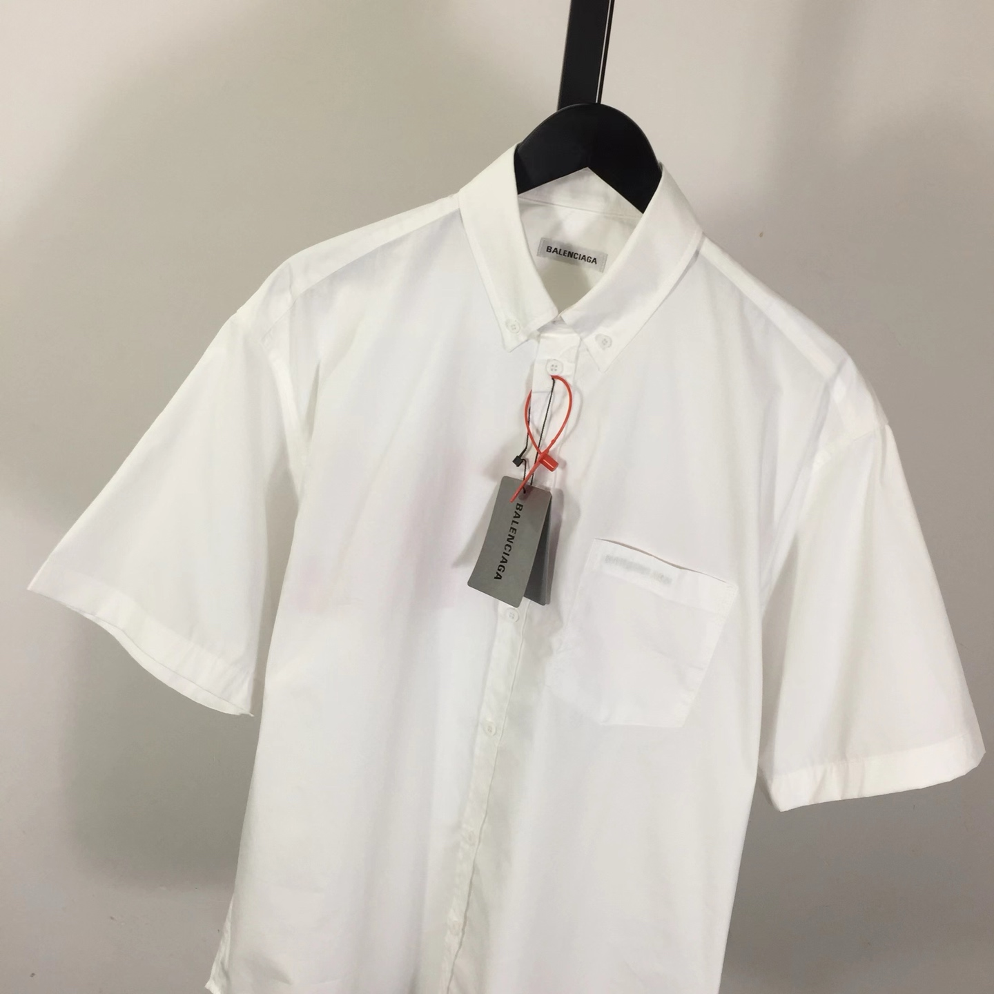 Balenciaga Security Tape Logo  Shirt - FashionPlug