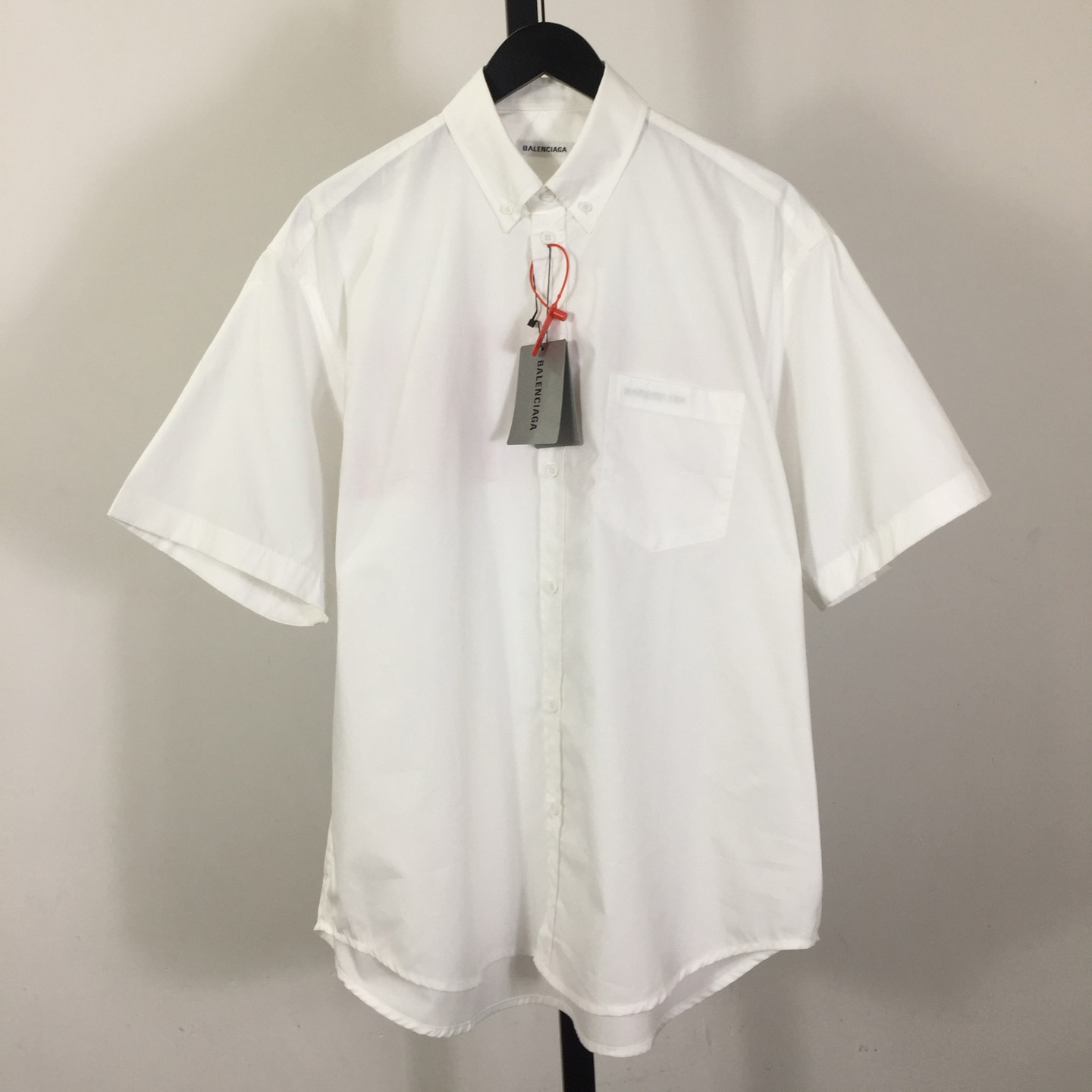 Balenciaga Security Tape Logo  Shirt - FashionPlug