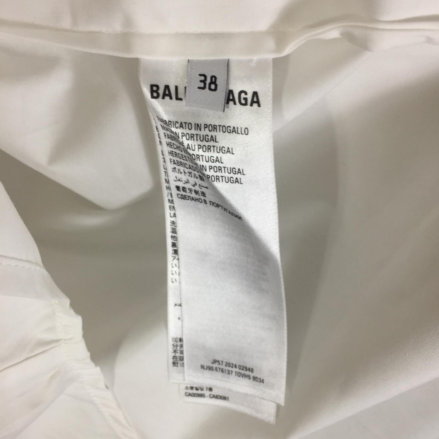 Balenciaga Security Tape Logo  Shirt - FashionPlug