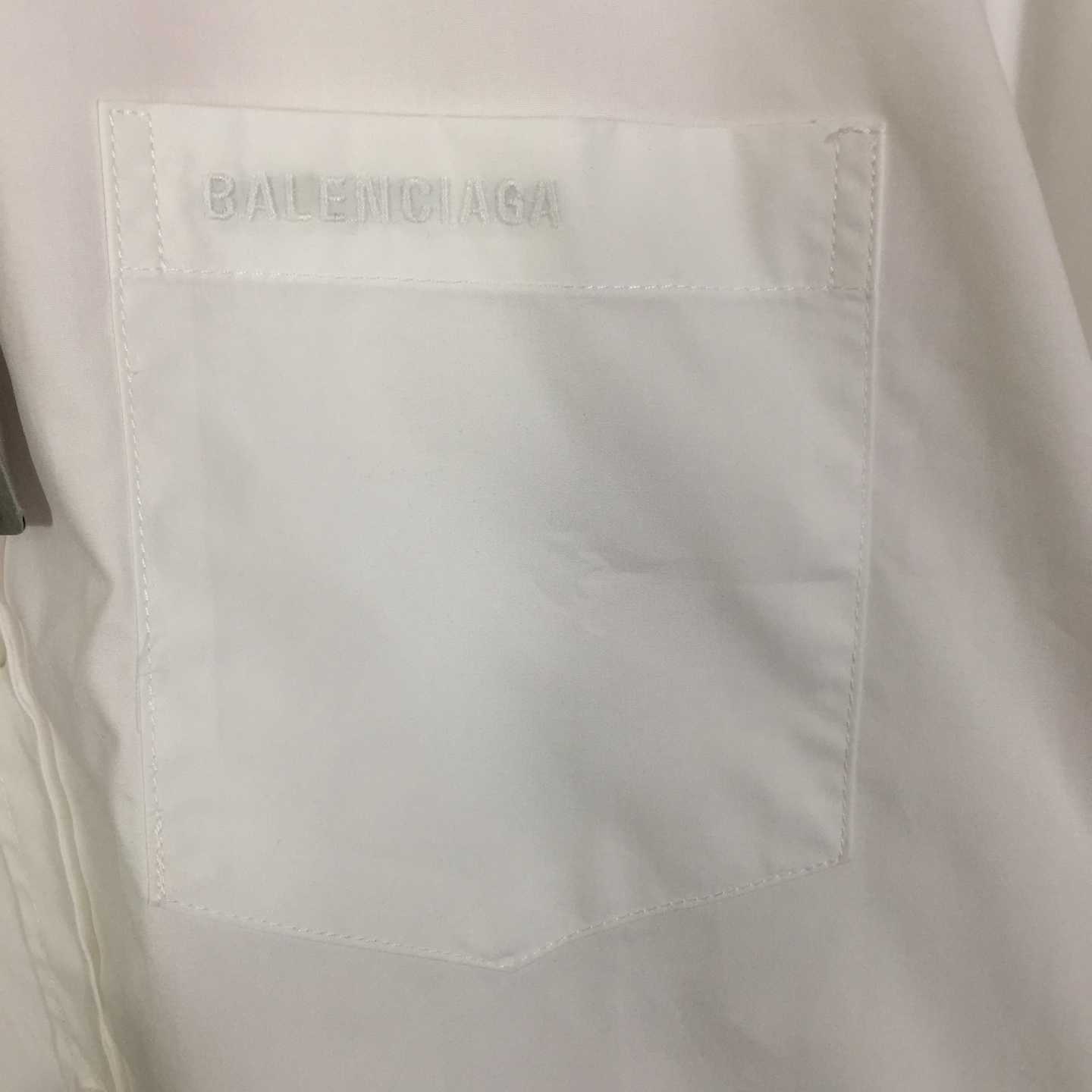 Balenciaga Security Tape Logo  Shirt - FashionPlug