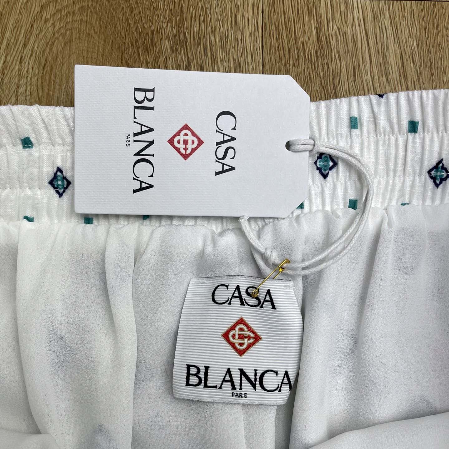 Casablanca Gradient Monogram Silk Shorts    CA3539 - FashionPlug