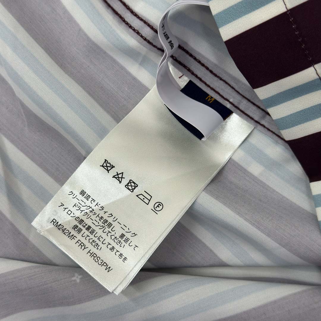 Louis Vuitton Striped Short-Sleeved Shirt   1AHVWE - FashionPlug