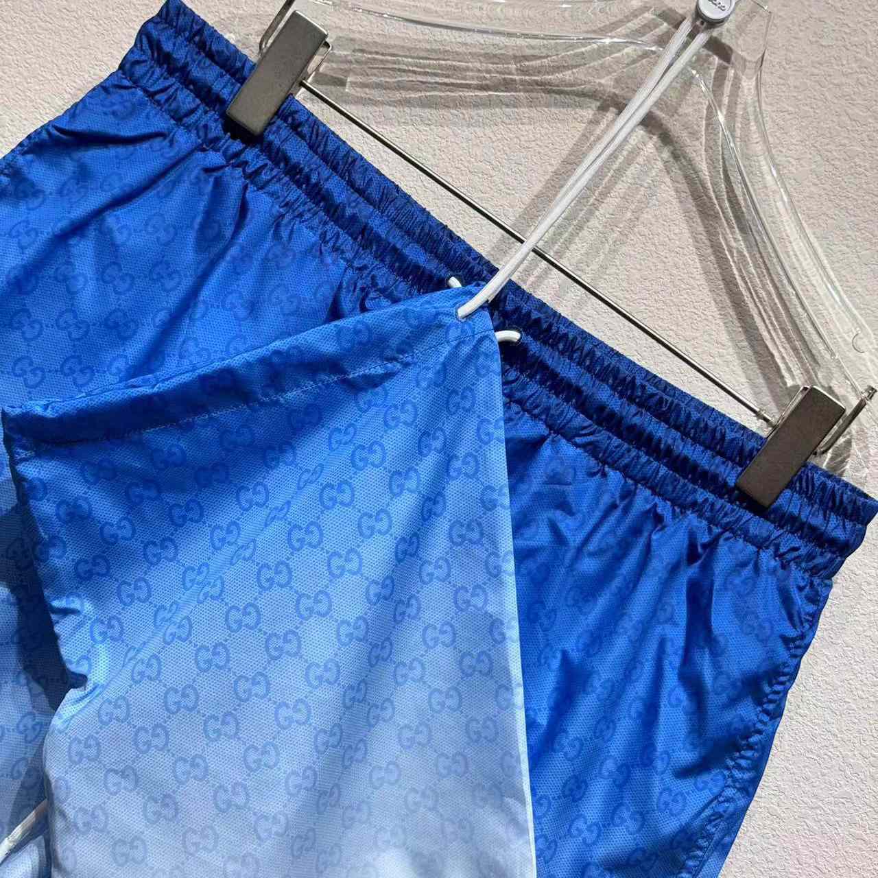 Gucci Printed Technical Poplin Swim Shorts  - FashionPlug