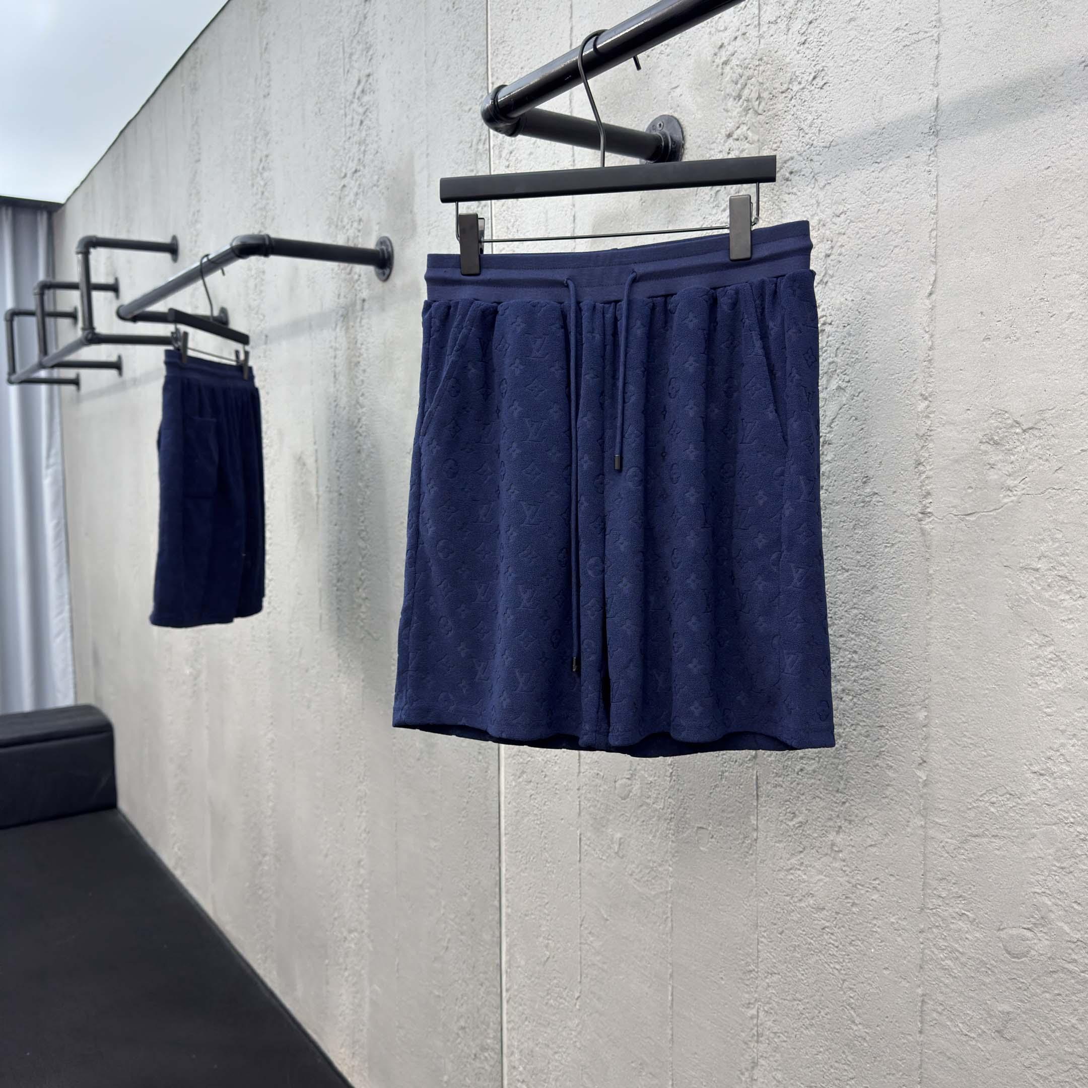 Louis Vuitton Monogram French Terry Shorts   1AHUX6 - FashionPlug