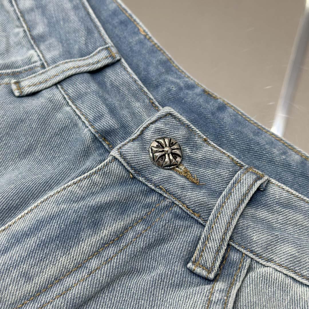 Chrome Hearts Denim Short - FashionPlug