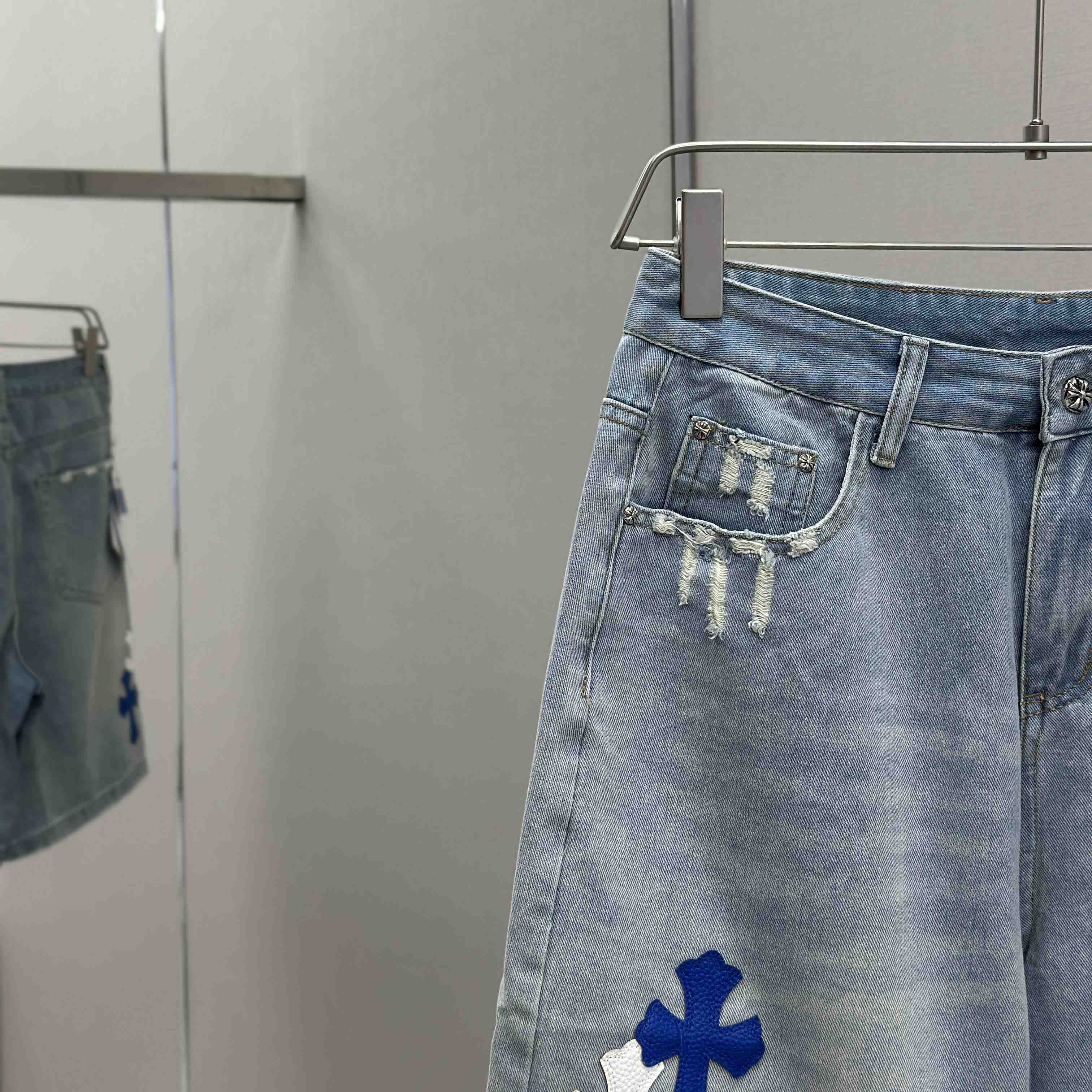 Chrome Hearts Denim Short - FashionPlug