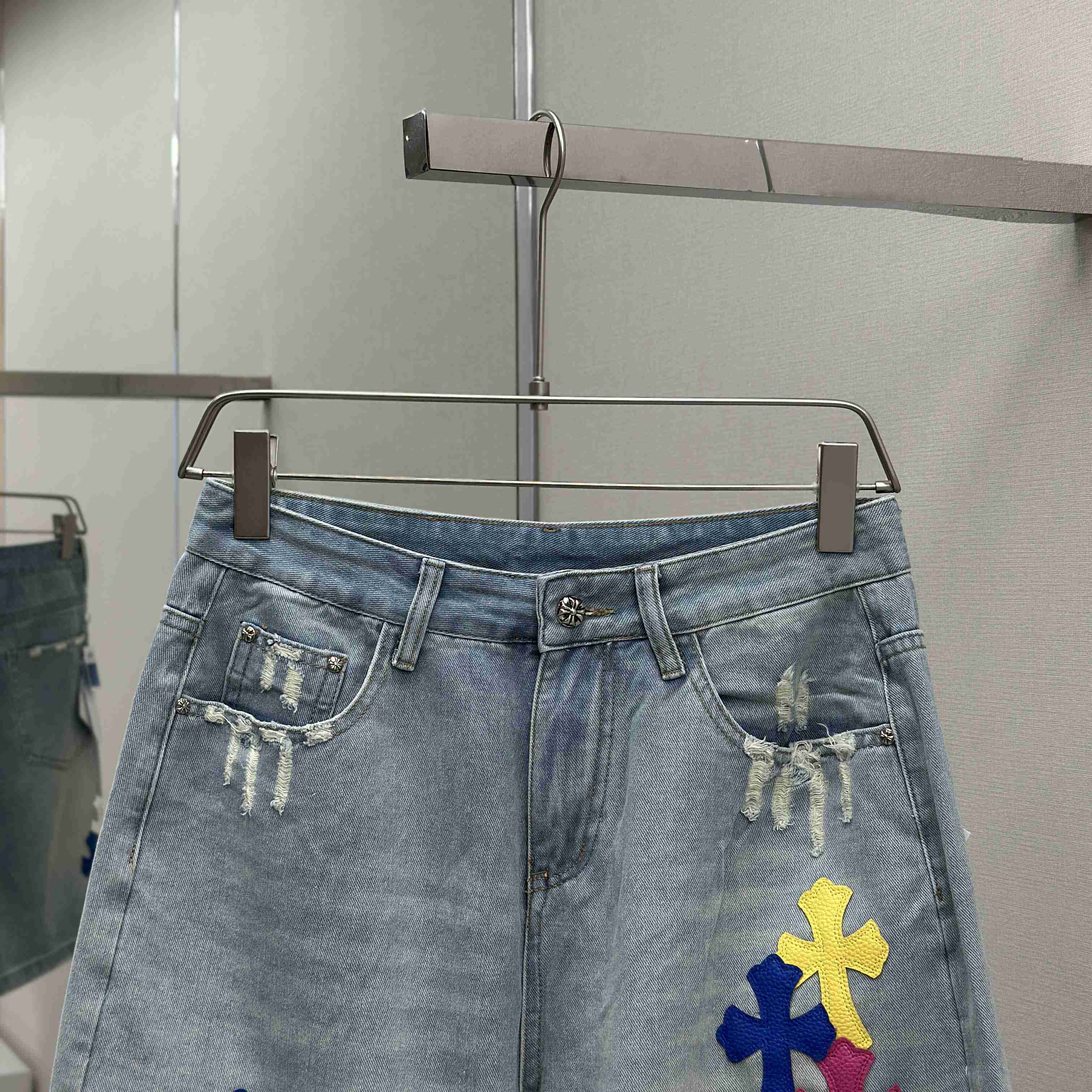 Chrome Hearts Denim Short - FashionPlug