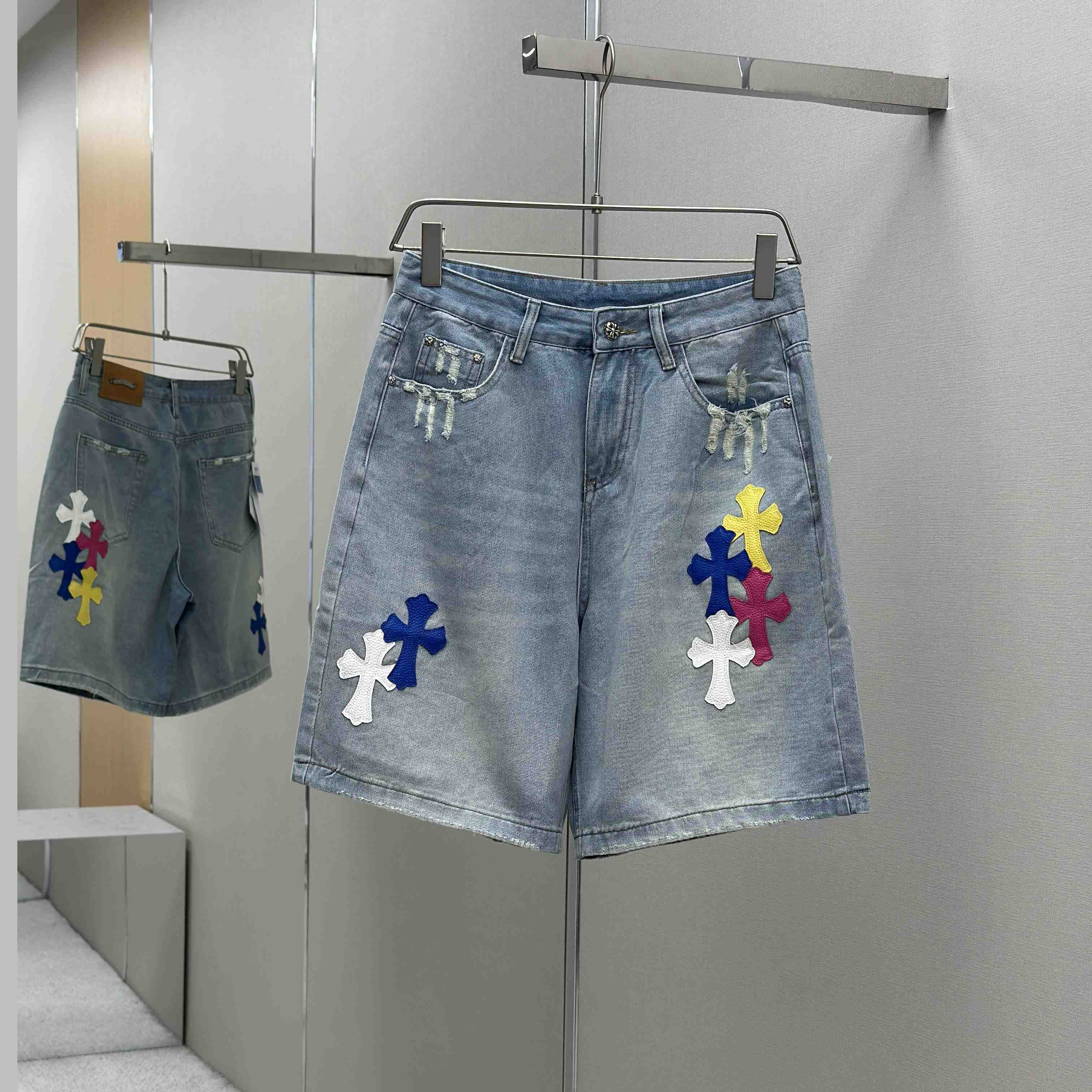 Chrome Hearts Denim Short - FashionPlug