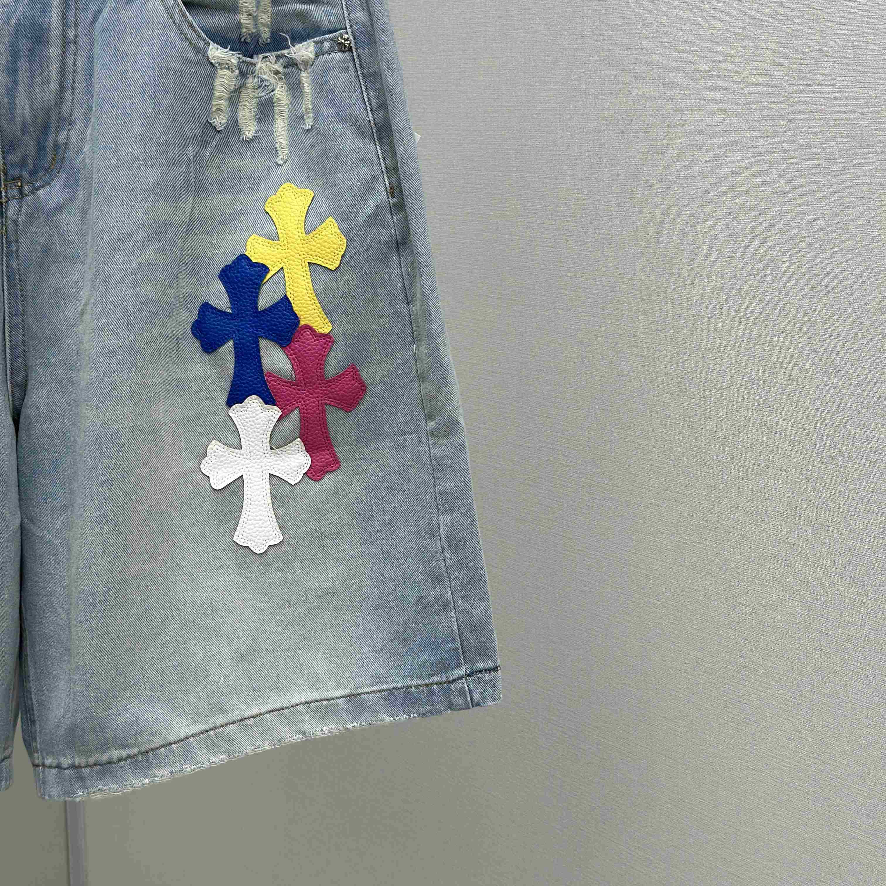 Chrome Hearts Denim Short - FashionPlug