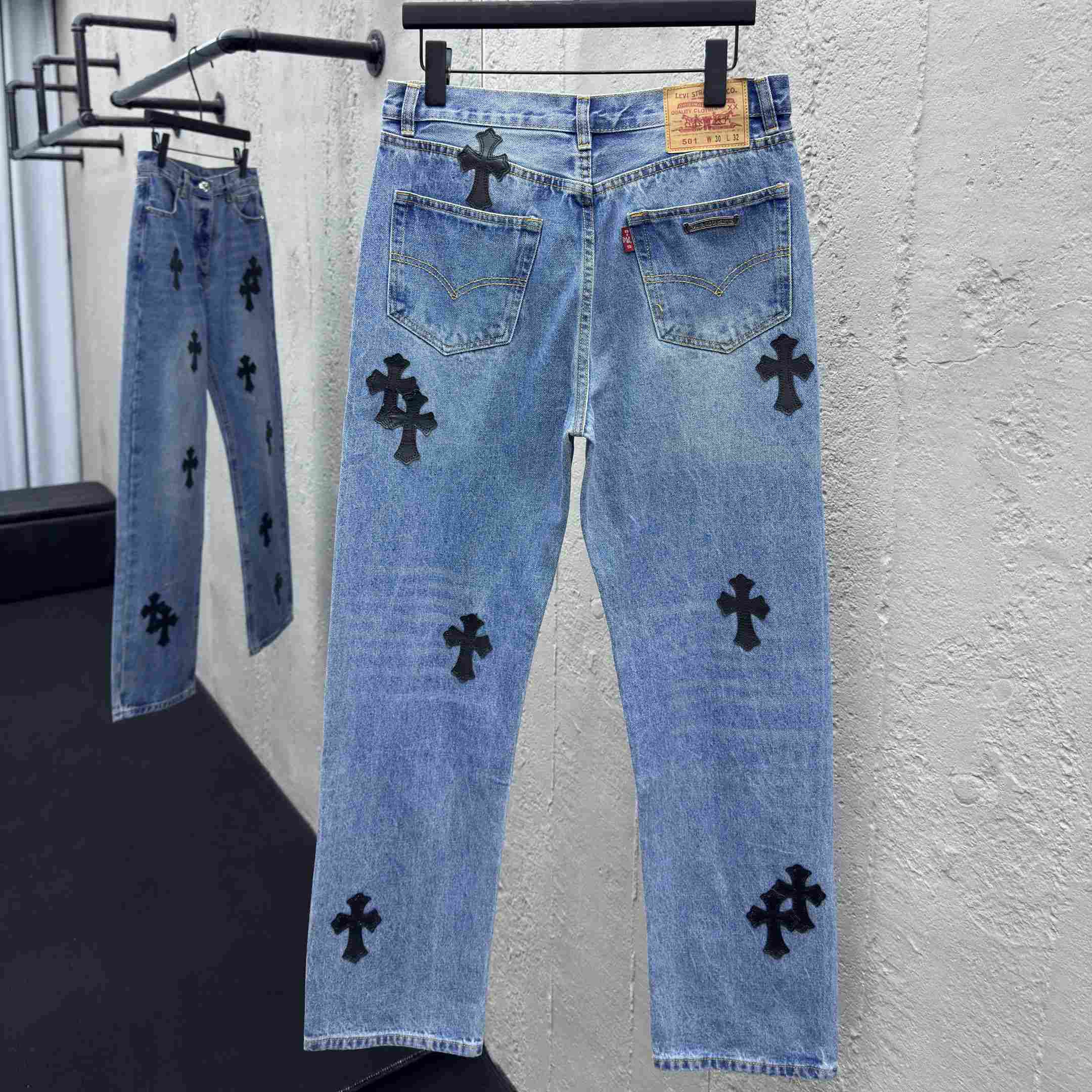 Chrome Hearts Jeans - FashionPlug