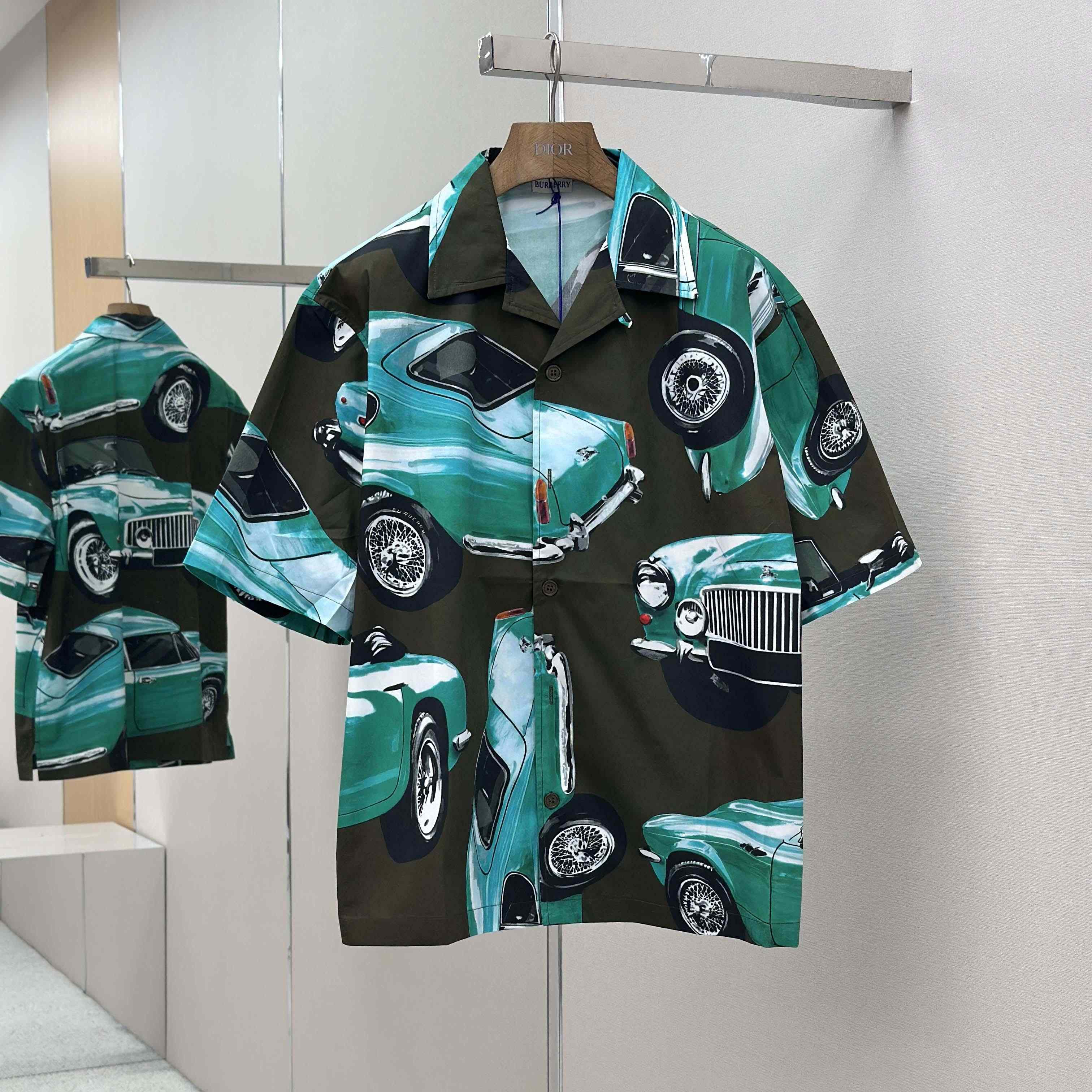 Burberry Relaxed Fit Car Cotton Poplin Shirt - FashionPlug